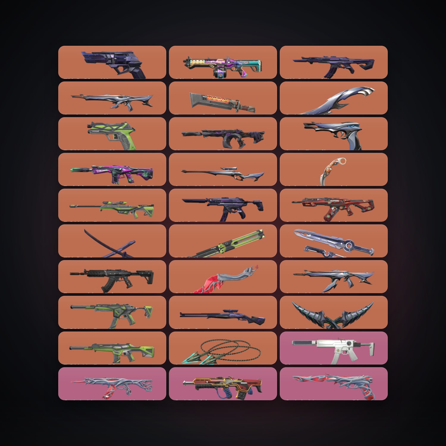 AP Diamond 2 locker — 9 knives, 90 skins, lvl 101 — HabibiAccounts