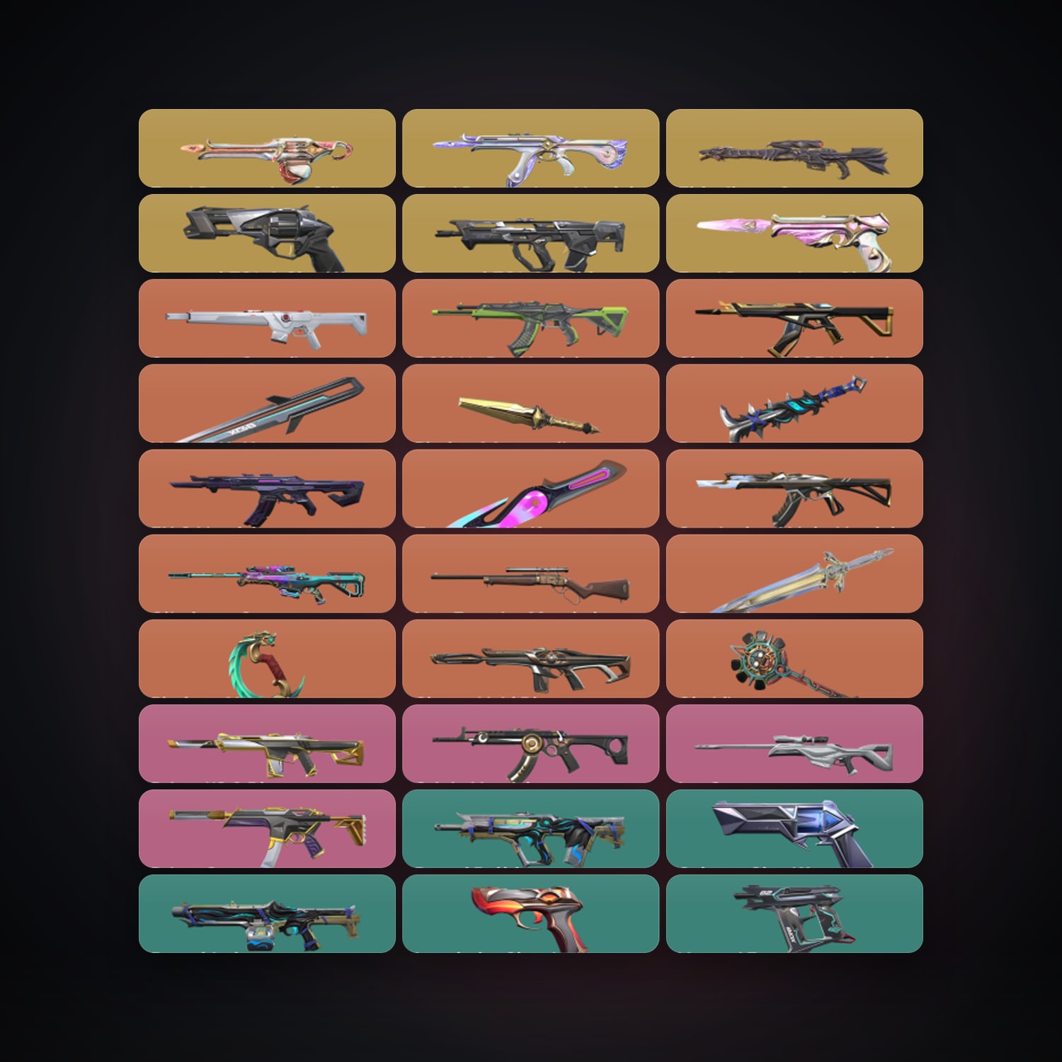 NA Silver 1 locker — 7 knives, 99 skins, lvl 453 — HabibiAccounts