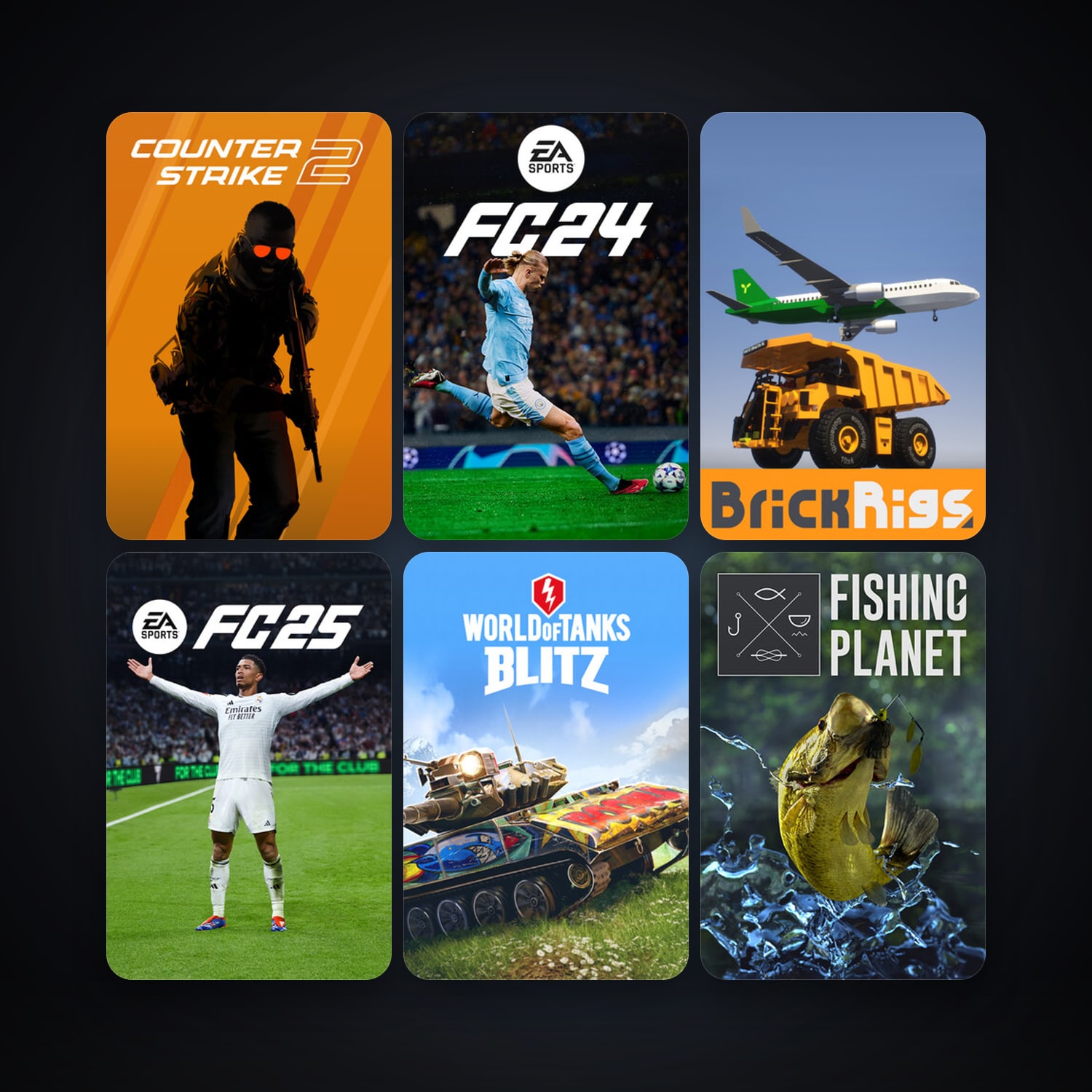 CS2 Prime + Fishing Planet, 69 games, Steam 11, clean — HabibiAccounts