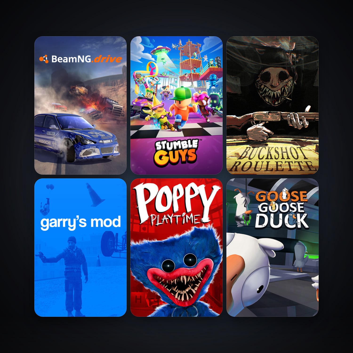 Garry's Mod + BeamNG.drive, 16 games, clean — HabibiAccounts