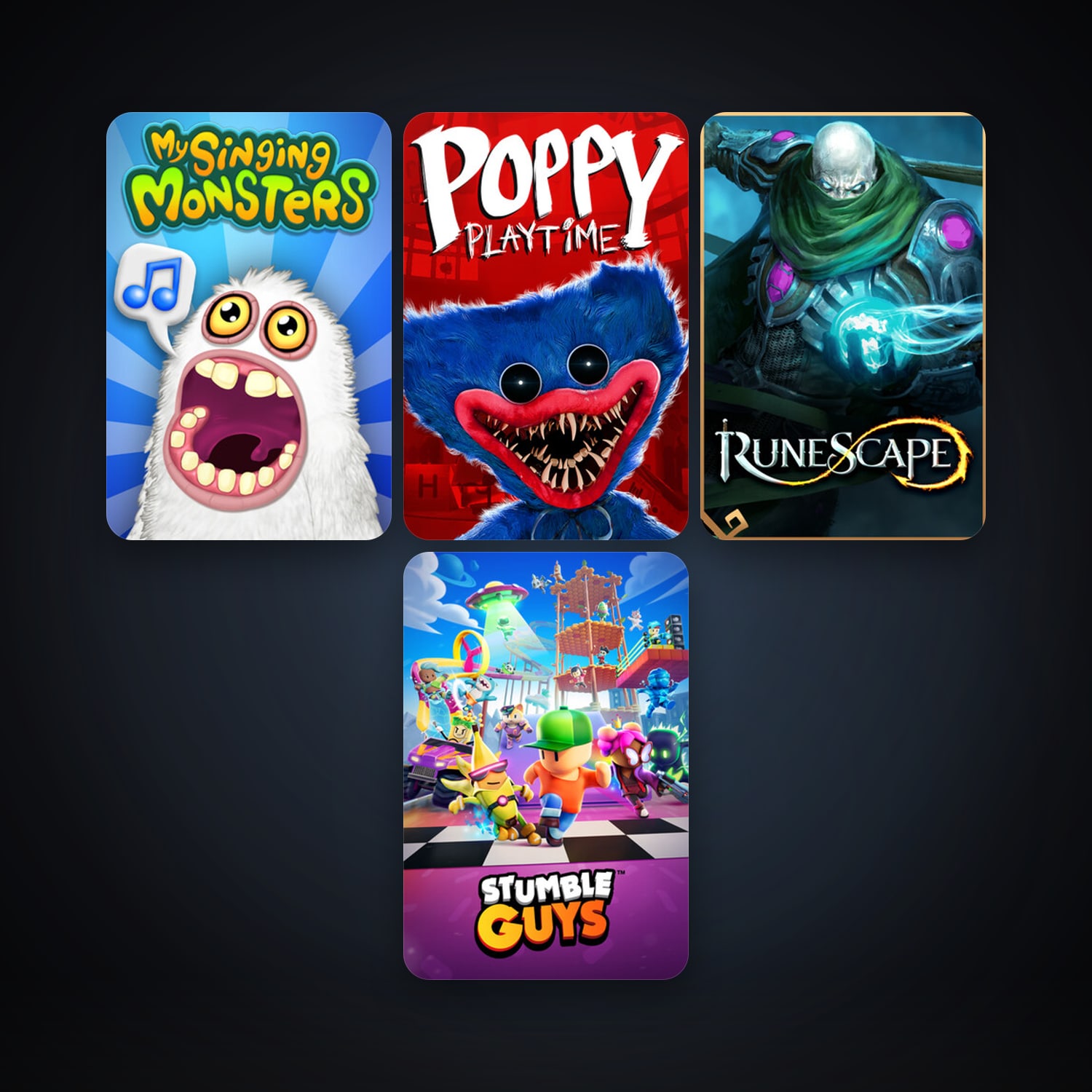 RuneScape + My Singing Monsters, 5 games, clean — HabibiAccounts