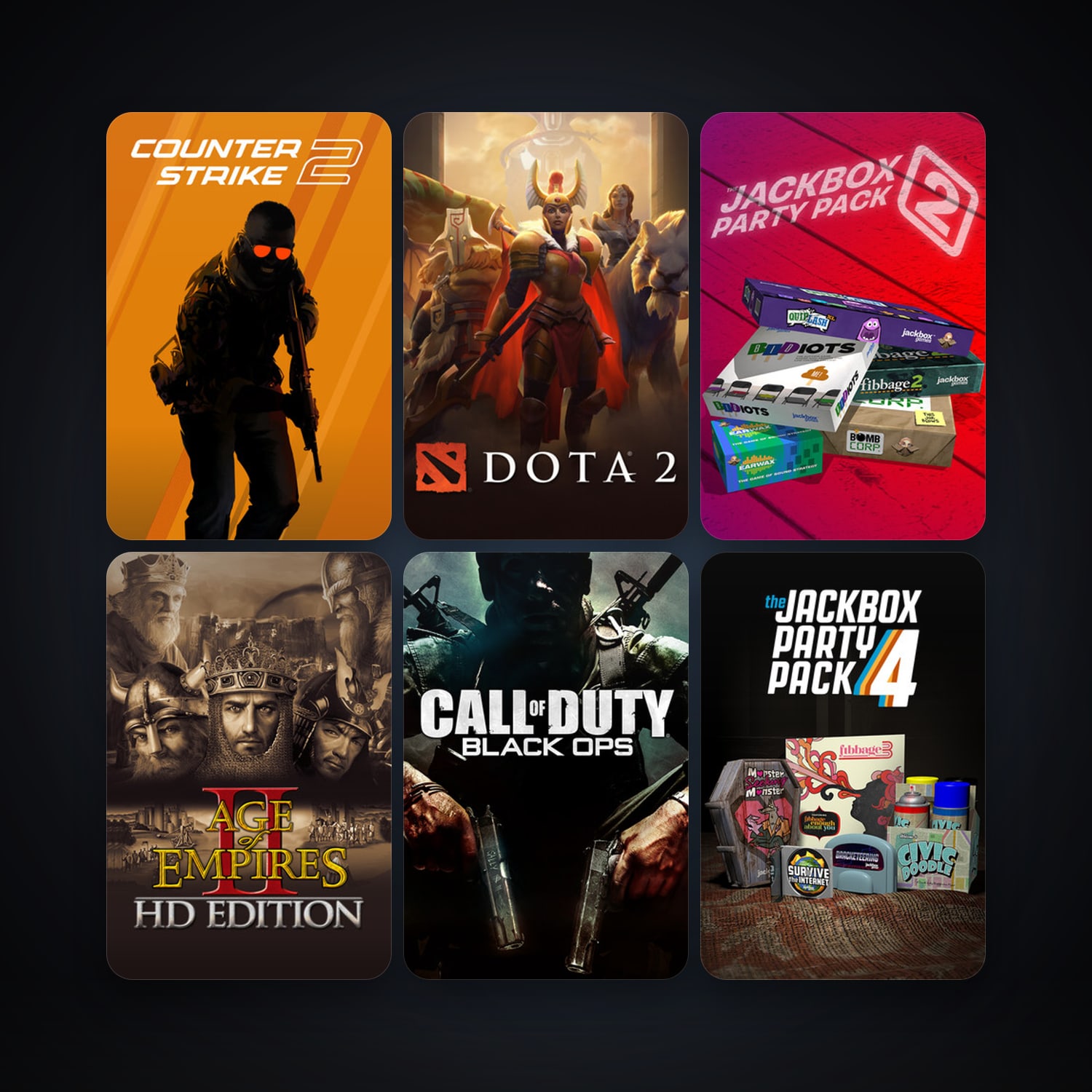 Dota 2 + CS2 Prime, 18 games, clean — HabibiAccounts