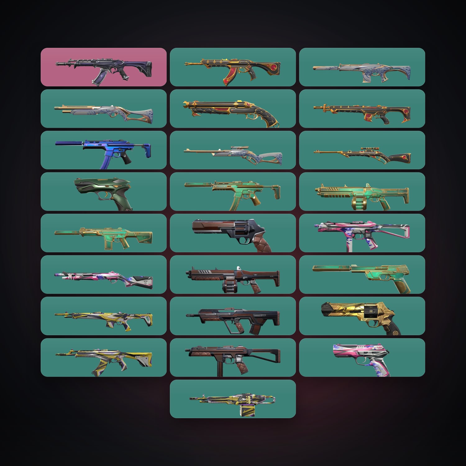 AP Iron 3 locker — 25 skins, lvl 94 — HabibiAccounts