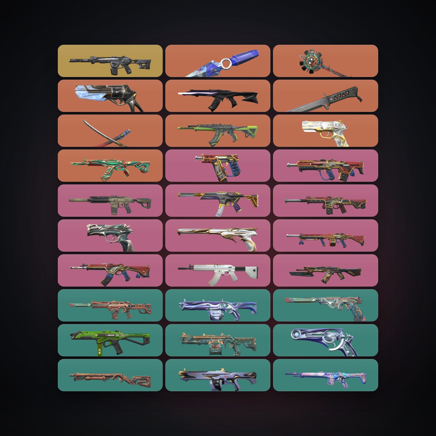 EU Plat 2 locker — 4 knives, 74 skins, lvl 63 · 261159381 — HabibiAccounts