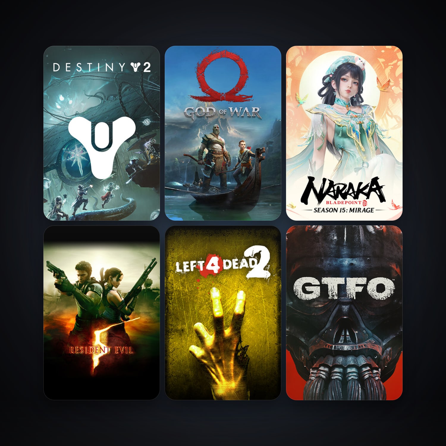 Left 4 Dead 2 + Resident Evil 5, 31 games, Steam 13, clean — HabibiAccounts