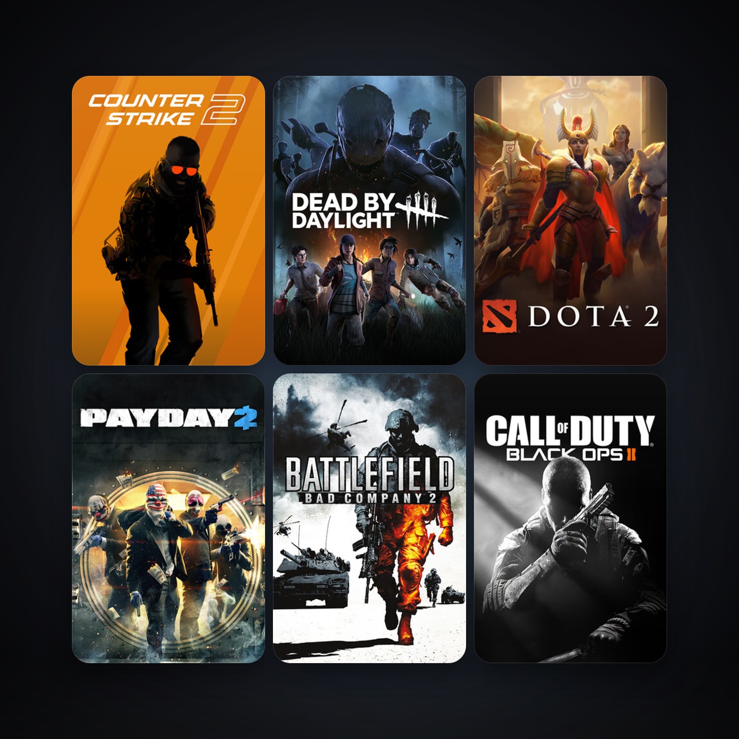 Left 4 Dead 2 + Dota 2, 19 games, clean — HabibiAccounts