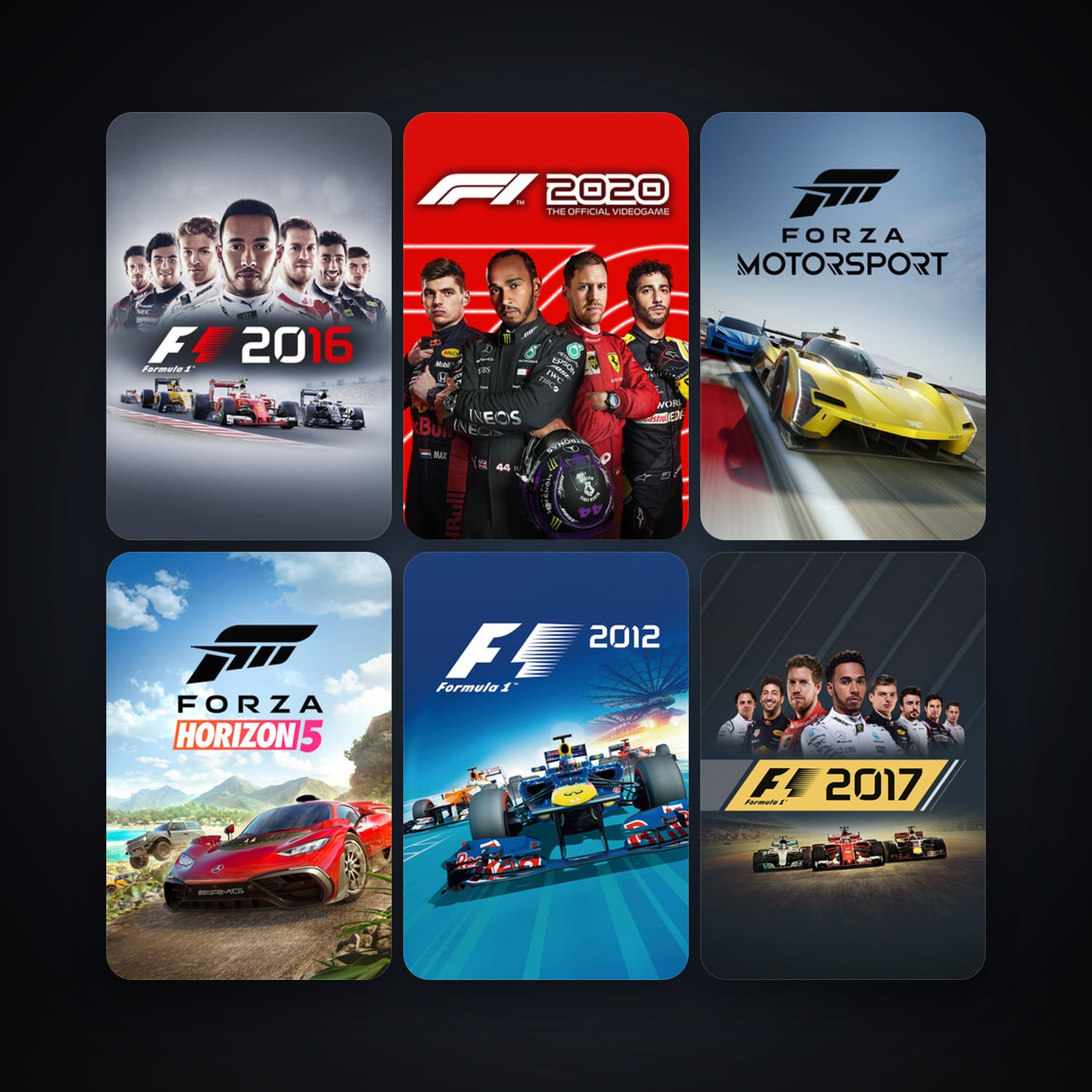 F1 2012 + Virtual Pool 4, 52 games, clean — HabibiAccounts