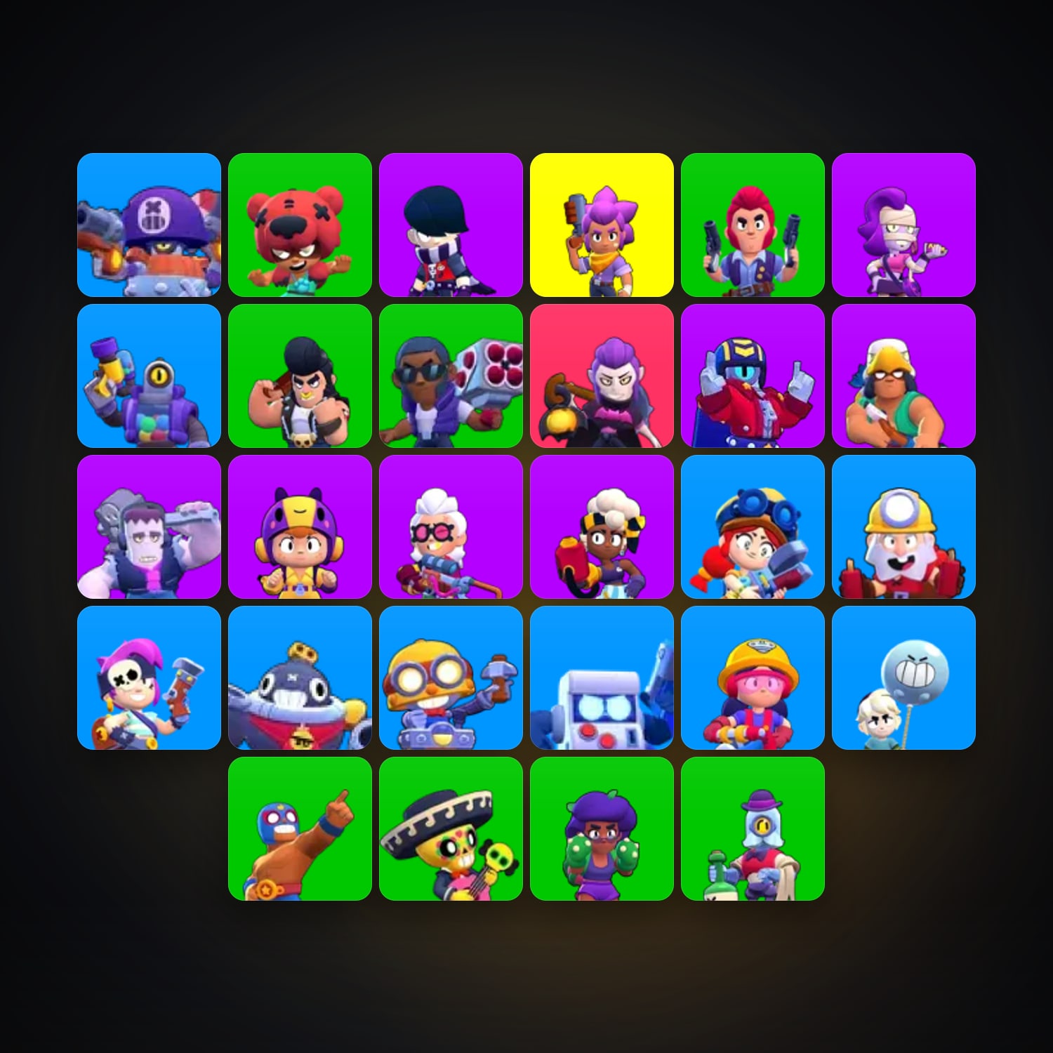 28 Brawlers | 7.5K Trophies — HabibiAccounts