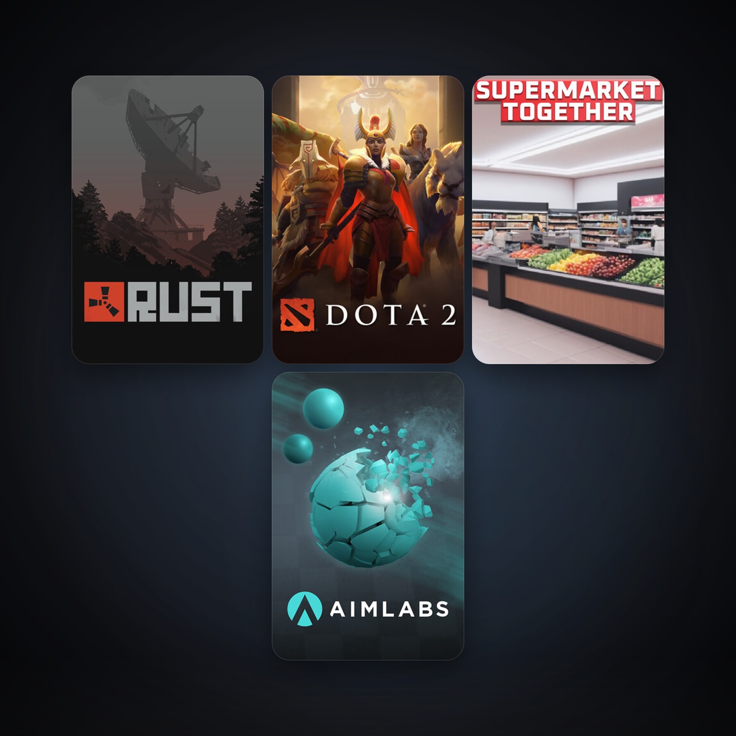 Dota 2 + Rust, 13 games, clean — HabibiAccounts