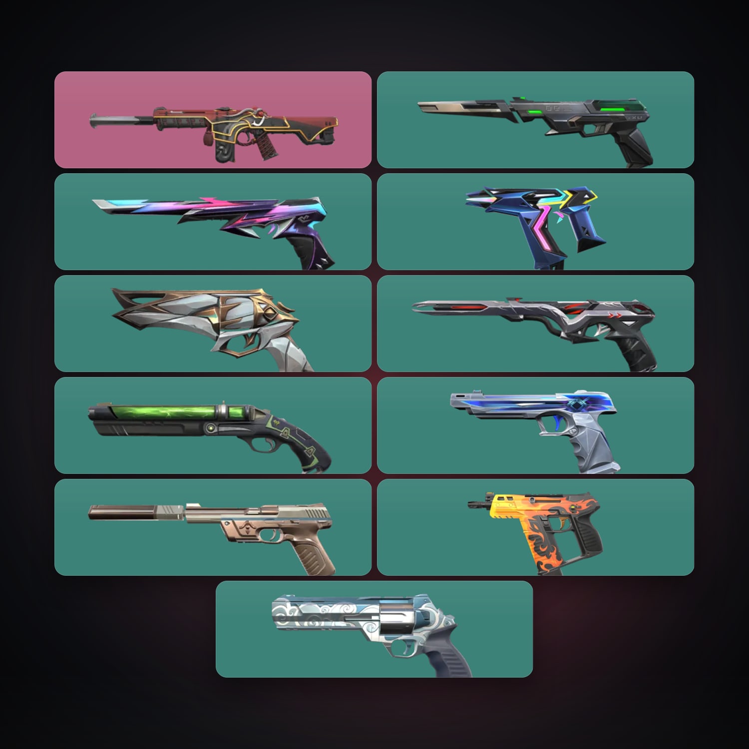 EU Gold 3 locker — 11 skins, lvl 182 — HabibiAccounts