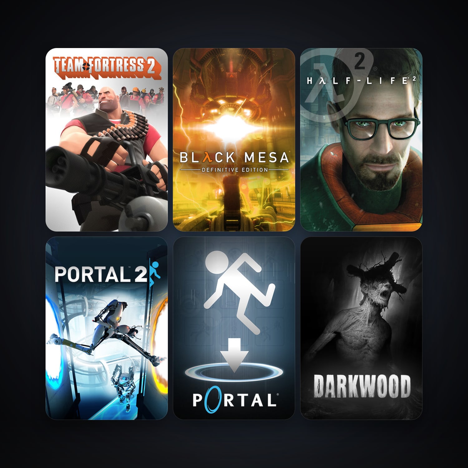 Half-Life 2 + Half-Life 2: Deathmatch, 11 games, clean — HabibiAccounts