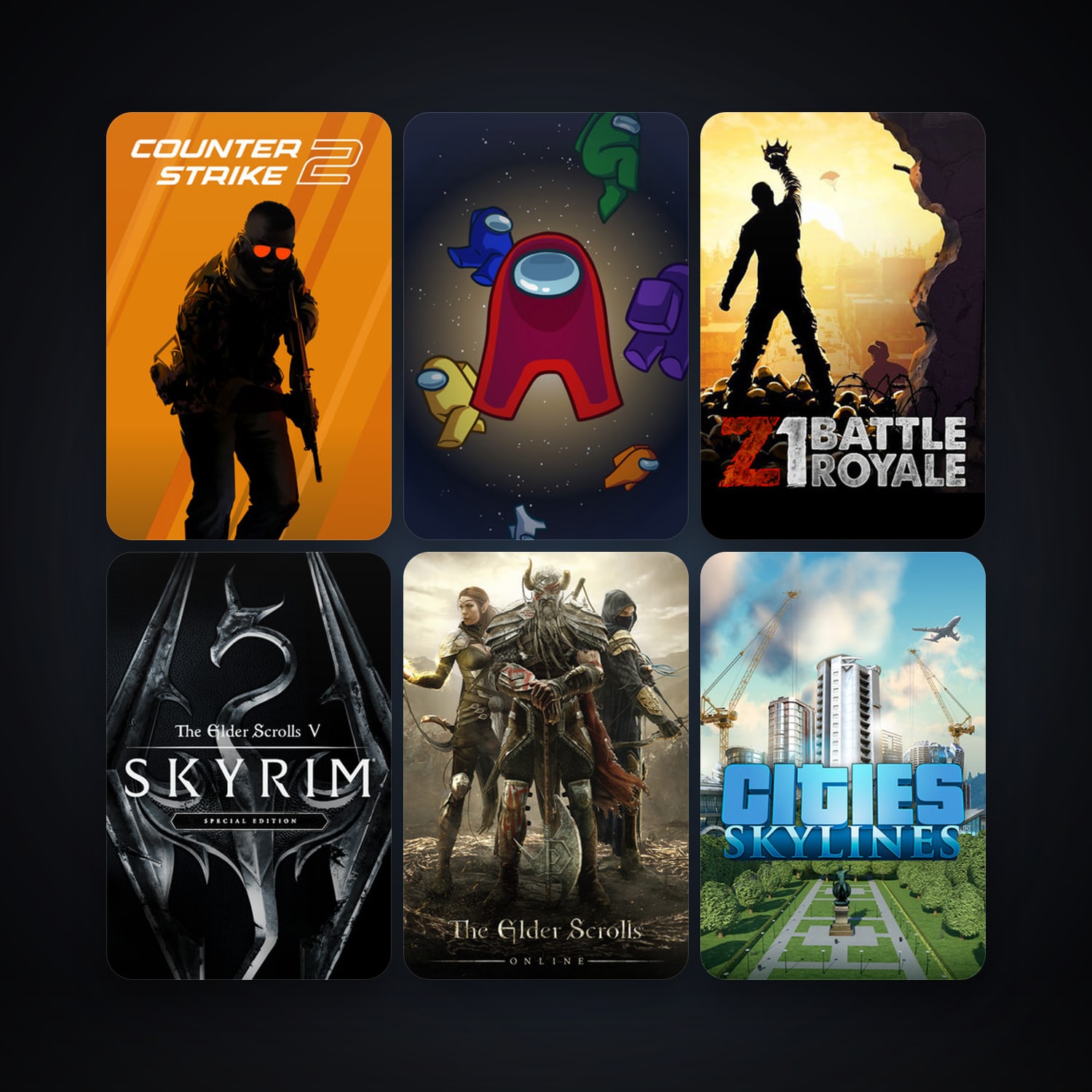 CS2 Prime + Cities: Skylines, 30 games, Steam 10, clean — HabibiAccounts