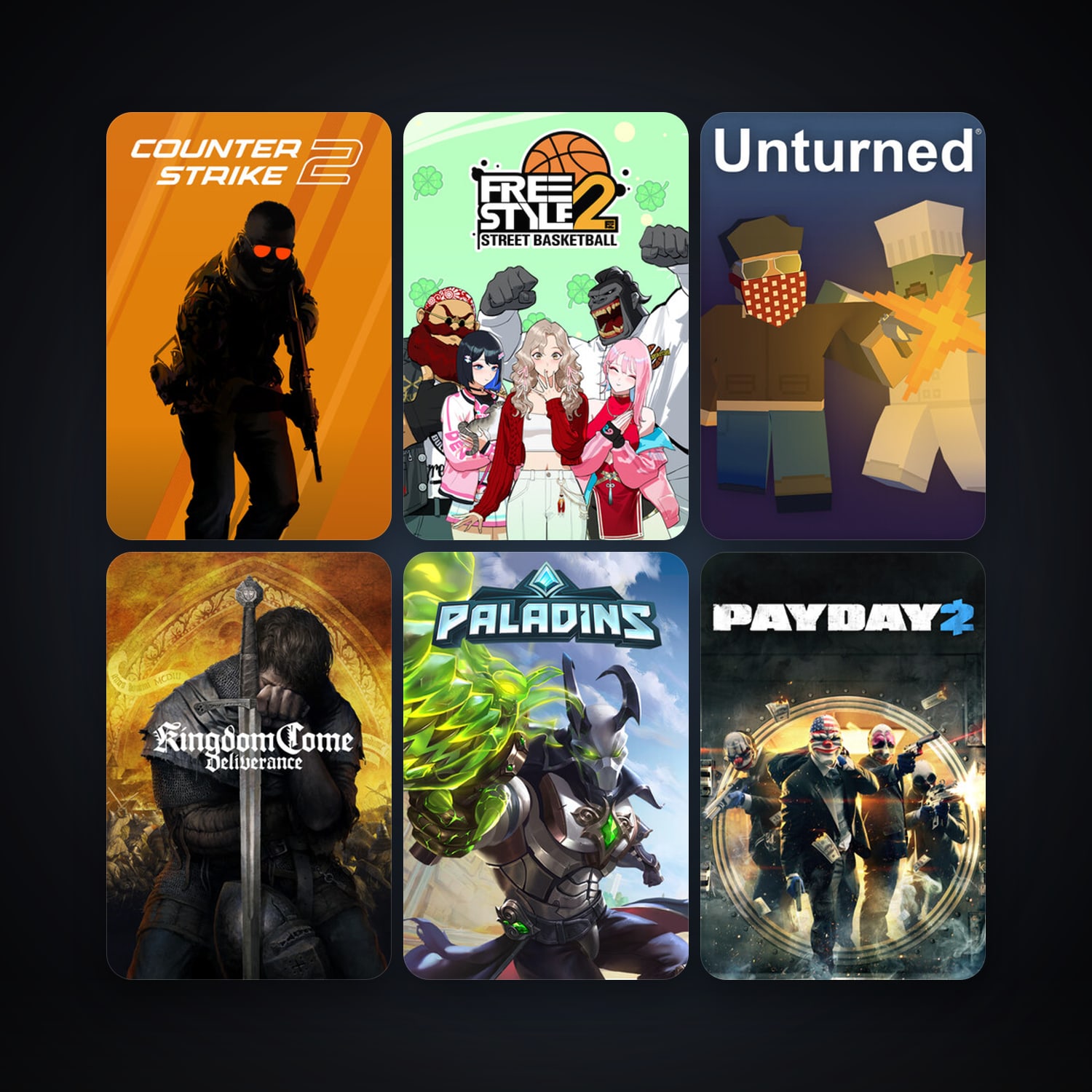 Steam 205 games, Steam 11, clean — HabibiAccounts