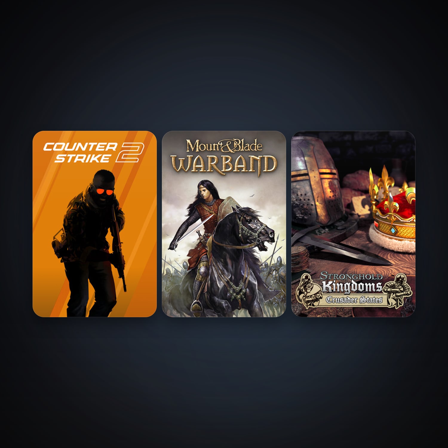 Steam account: CS2 Prime + Stronghold Kingdoms, 4 games, clean — level 9 — HabibiAccounts