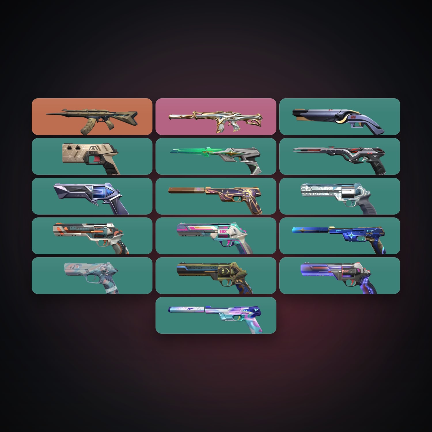 AP Plat 3 locker — 17 skins, lvl 236 — HabibiAccounts