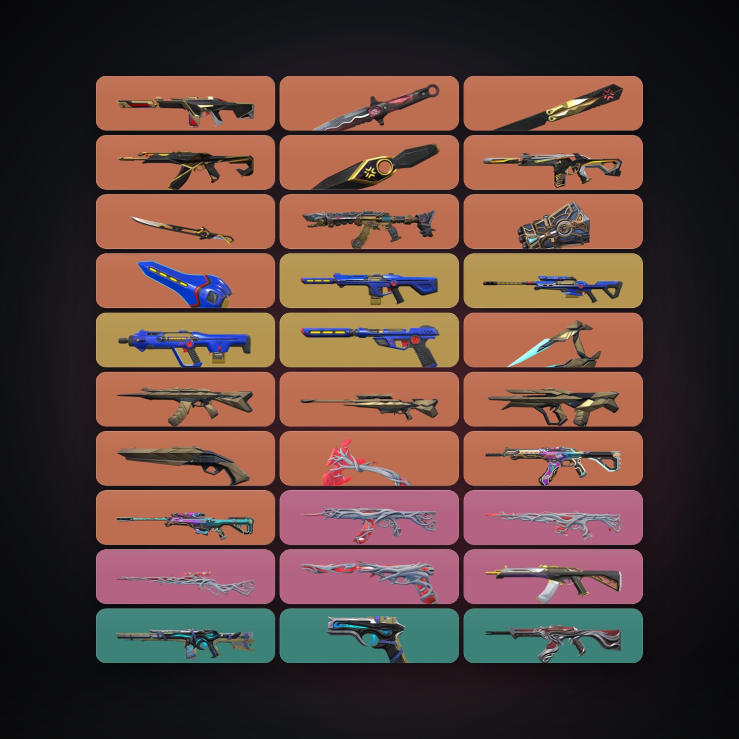 EU Gold 1 locker — 8 knives, 63 skins, lvl 68 — HabibiAccounts