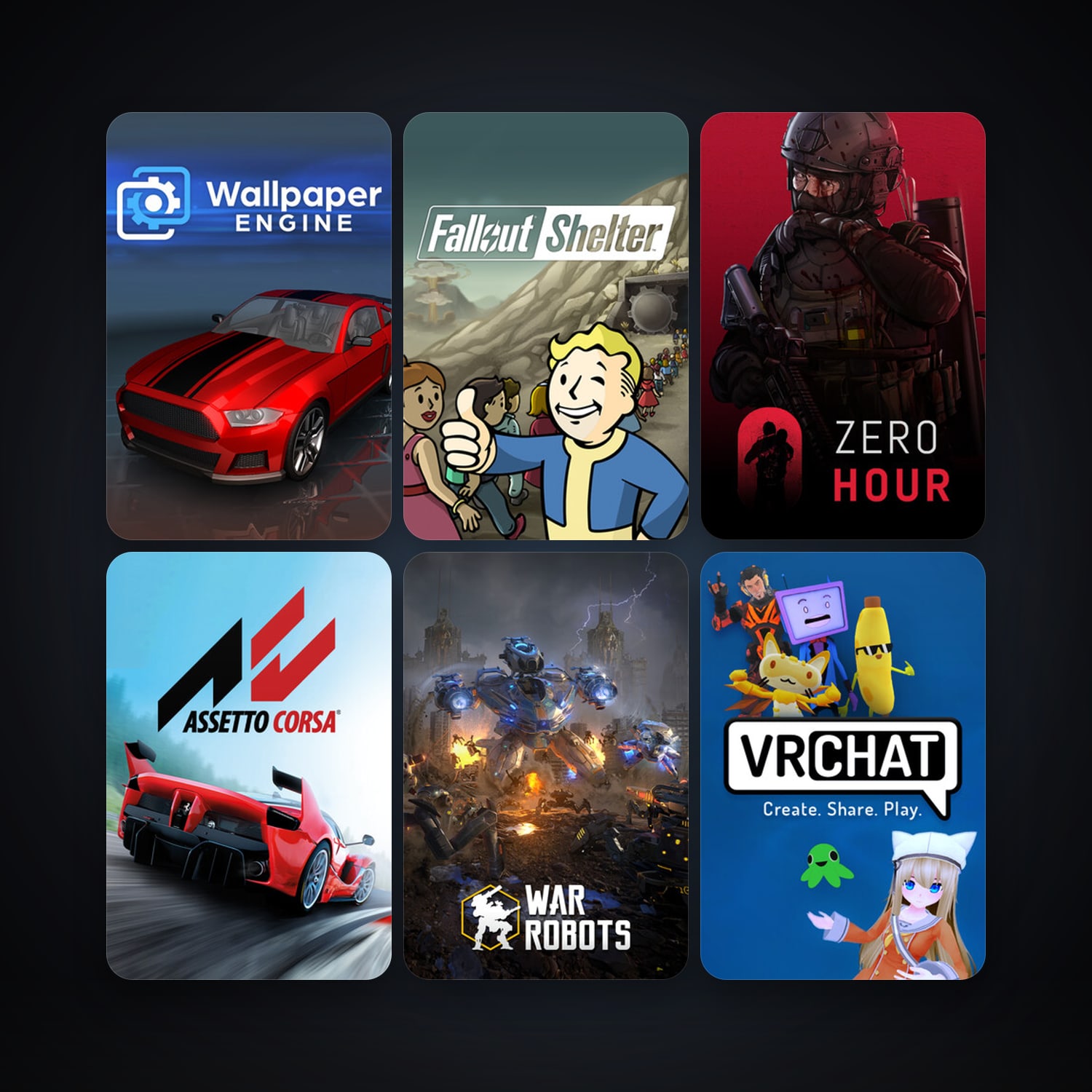 Free CS2 (No Prime) + Assetto Corsa, 30 games, clean — HabibiAccounts