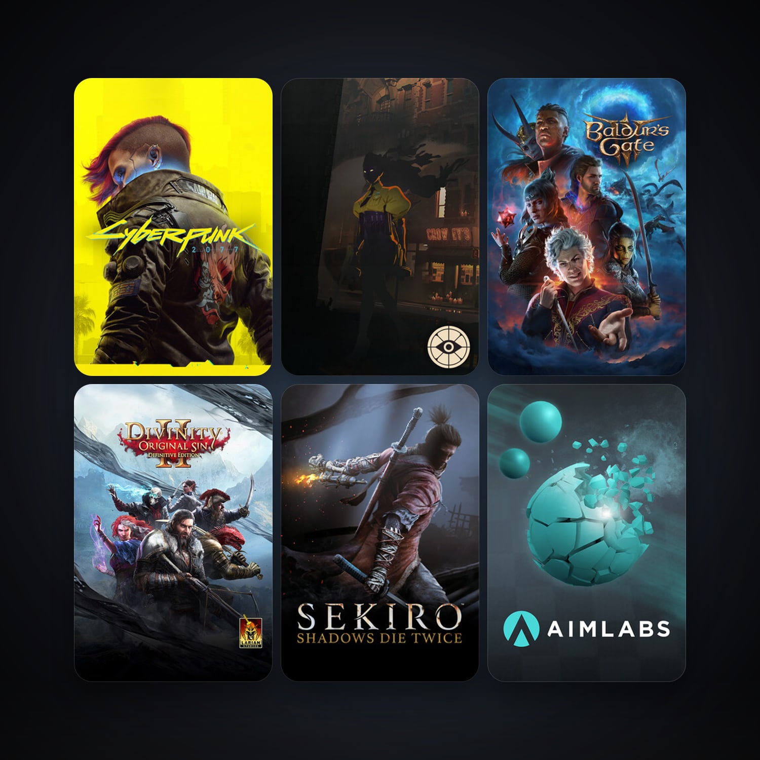 Divinity: Original Sin 2 + Aimlabs, 10 games, clean — HabibiAccounts