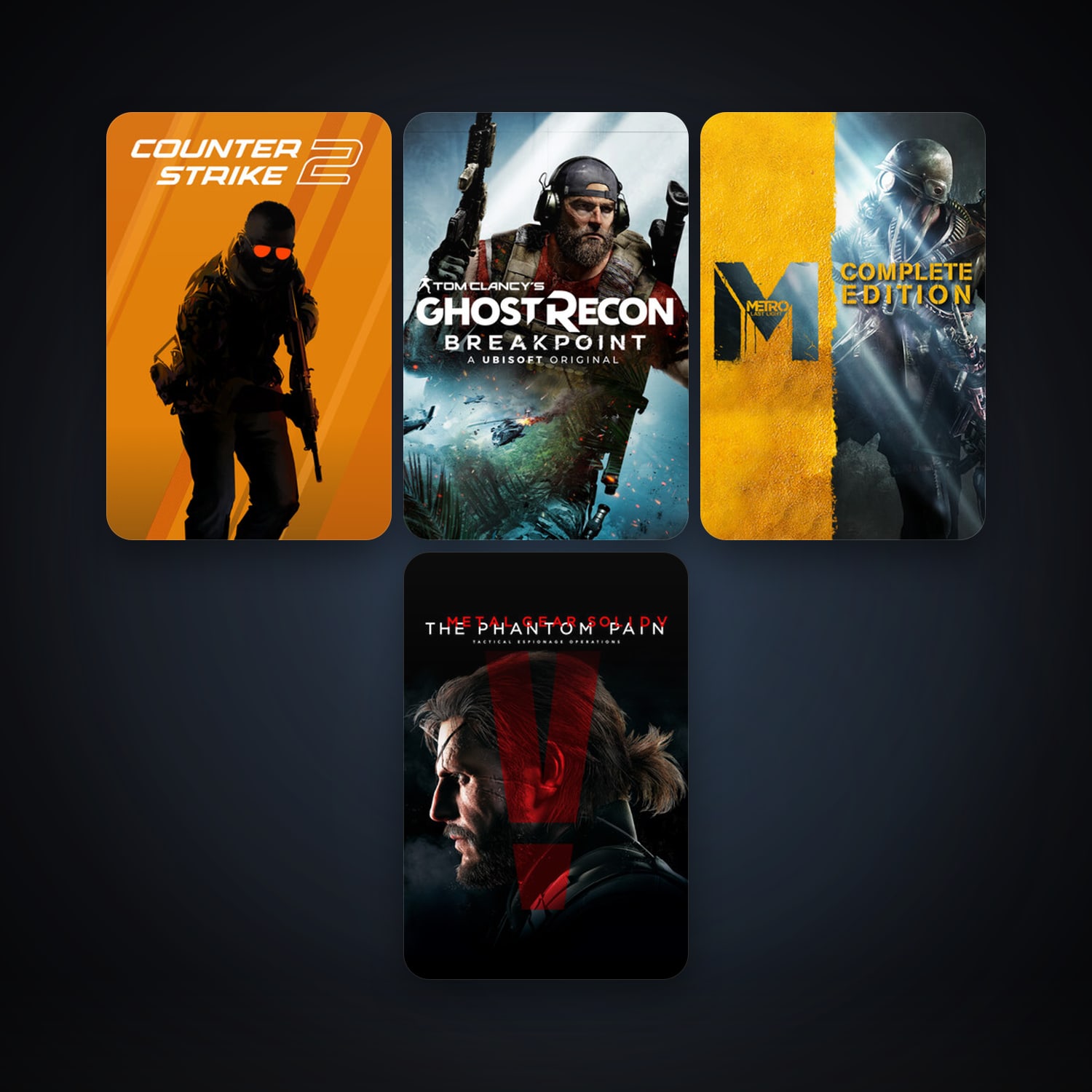 CS2 Prime + Metro: Last Light, 5 games, clean — HabibiAccounts