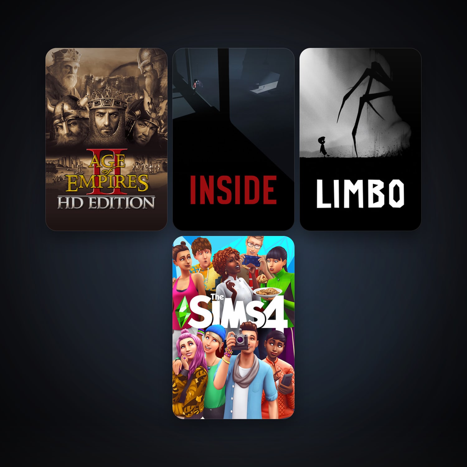 LIMBO + Age of Empires II, 5 games, clean — HabibiAccounts