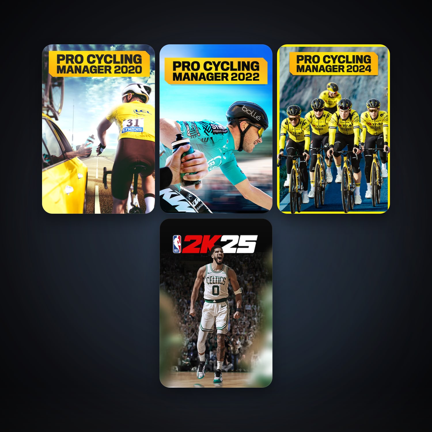 Pro Cycling Manager 2020 + Pro Cycling Manager 2022, 11 games, clean — HabibiAccounts