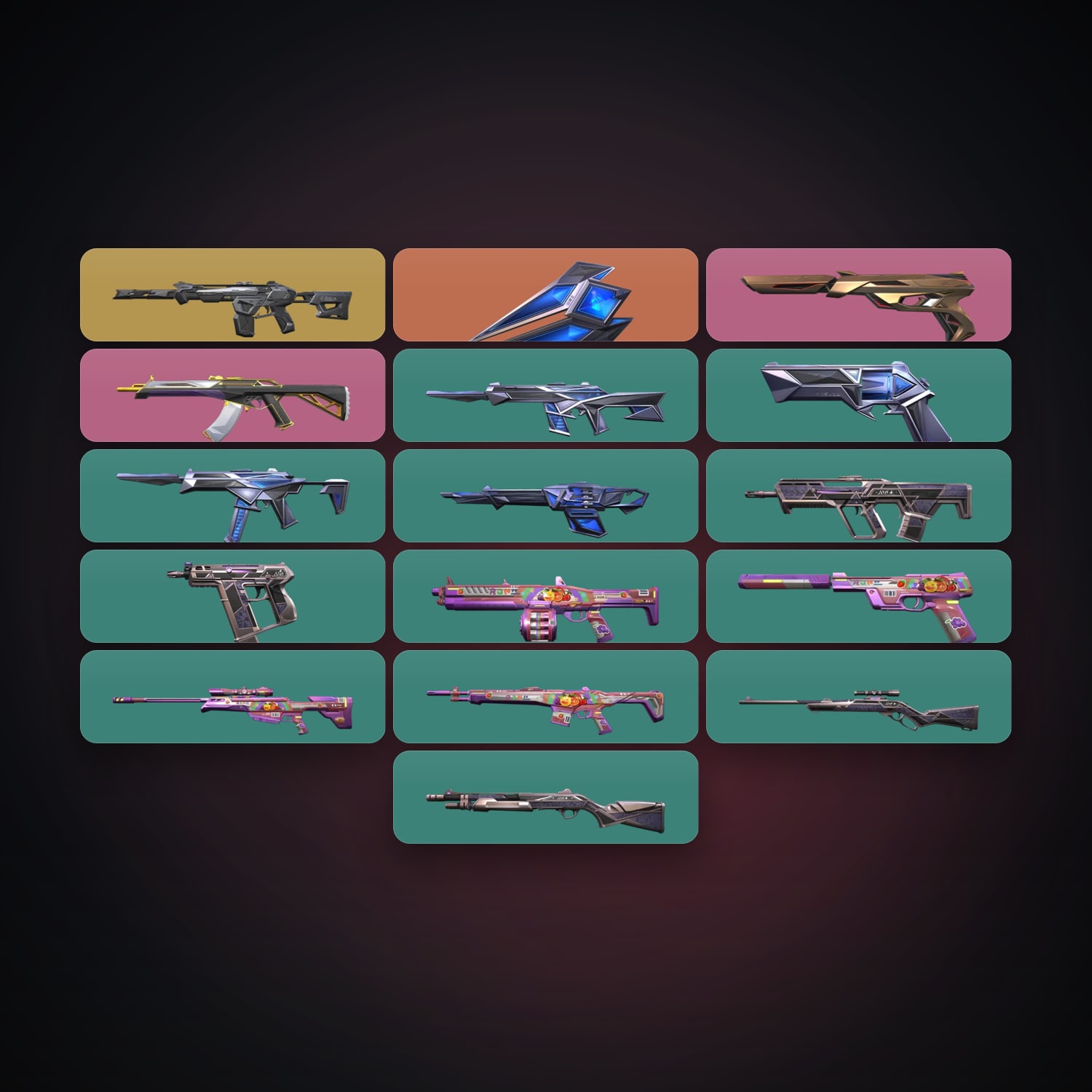 EU Gold 2 locker — 1 knives, 16 skins, lvl 45 — HabibiAccounts