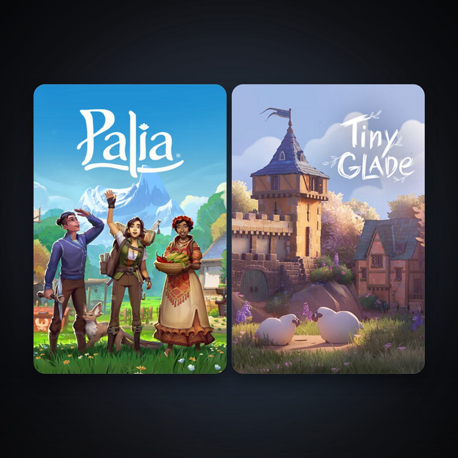 Tiny Glade + Palia, 2 games, clean — HabibiAccounts