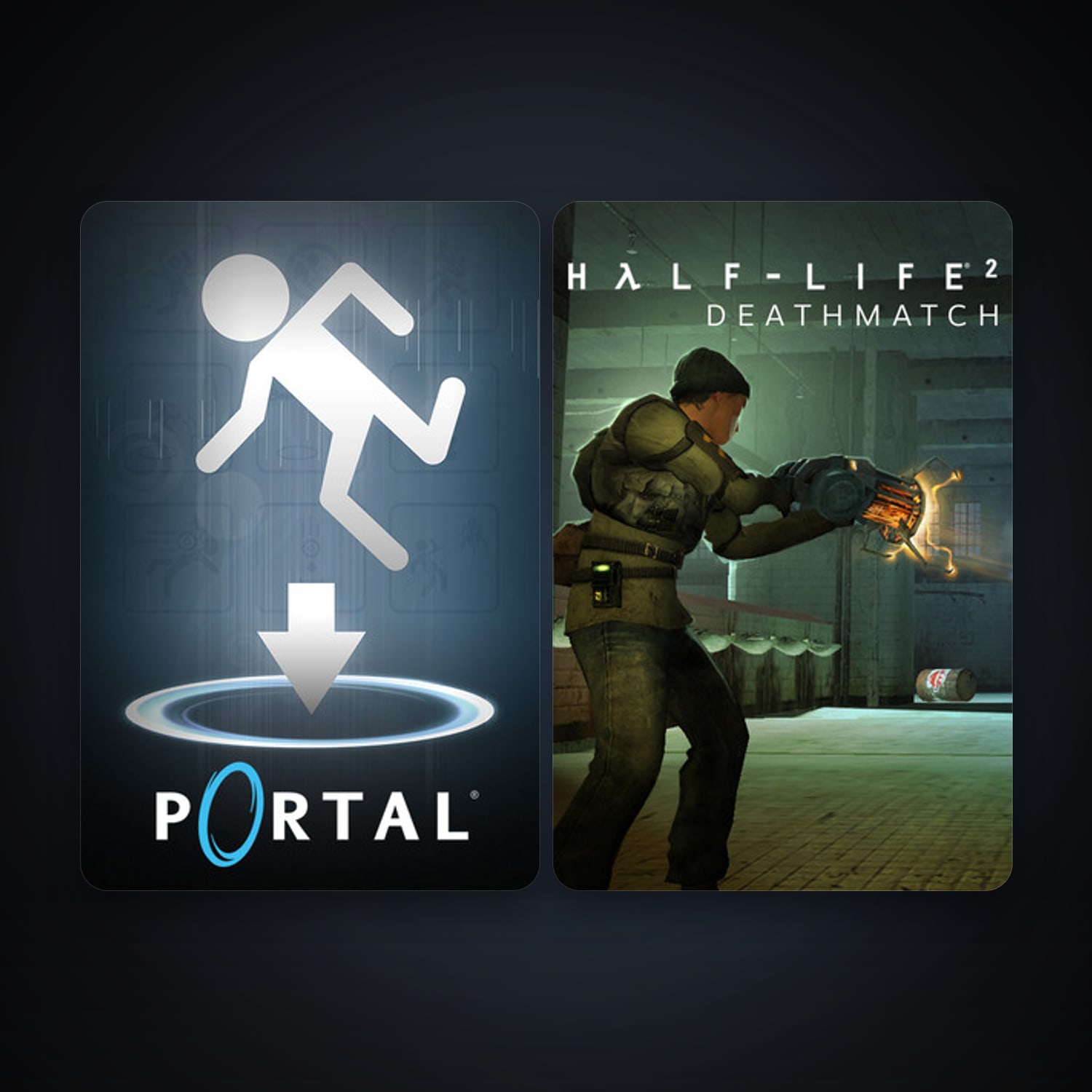 Half-Life 2: Deathmatch + Portal, 3 games, clean — HabibiAccounts