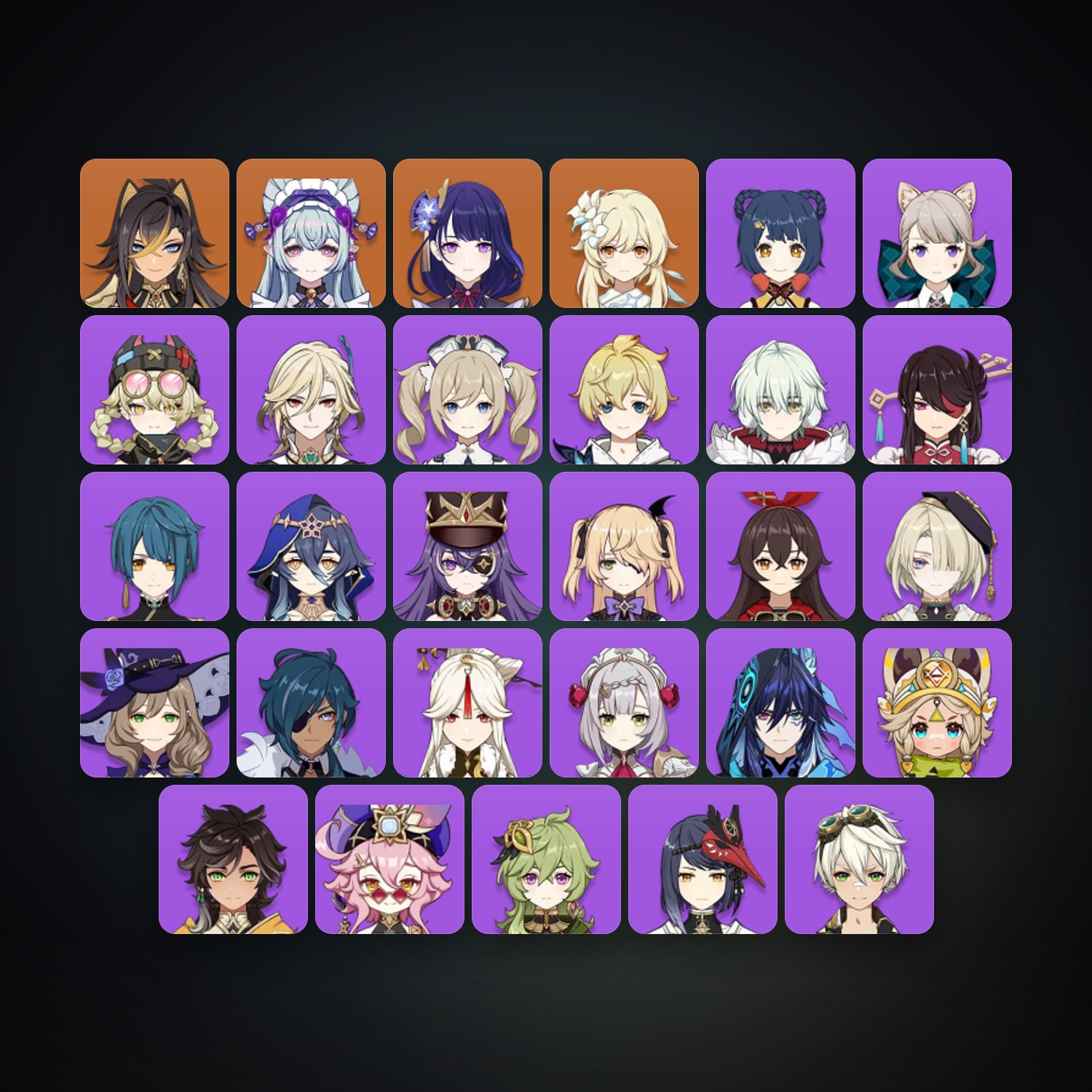 Genshin Impact | AR 42 | 29 Chars | 3× 5★ — HabibiAccounts