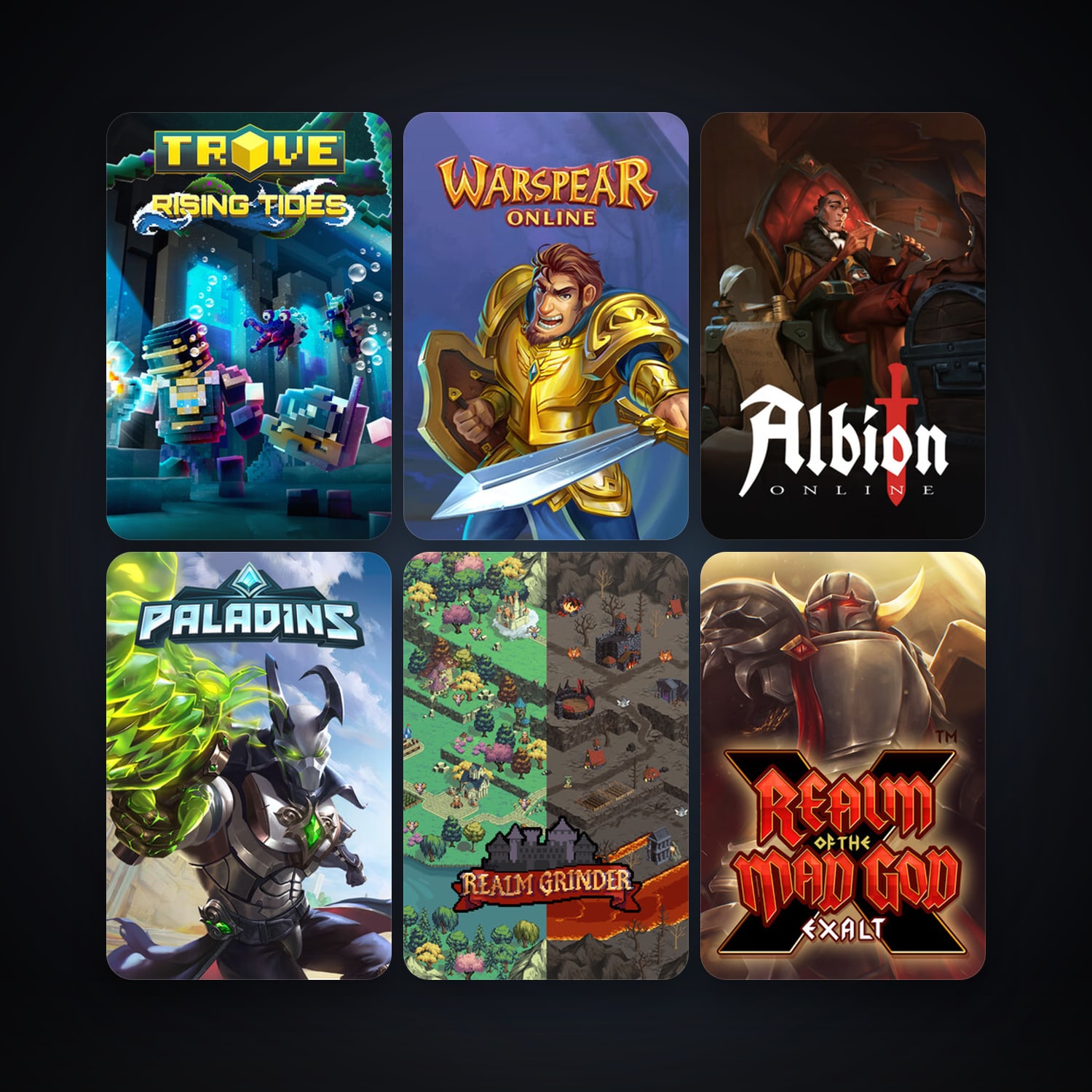 Realm of the Mad God + Trove, 15 games, clean — HabibiAccounts
