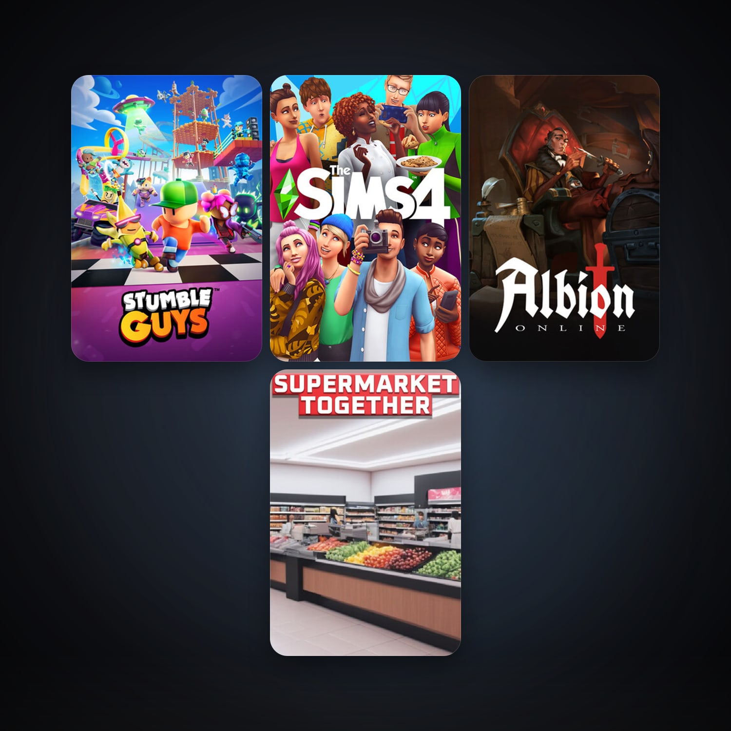 Albion Online + The Sims 4, 8 games, clean — HabibiAccounts