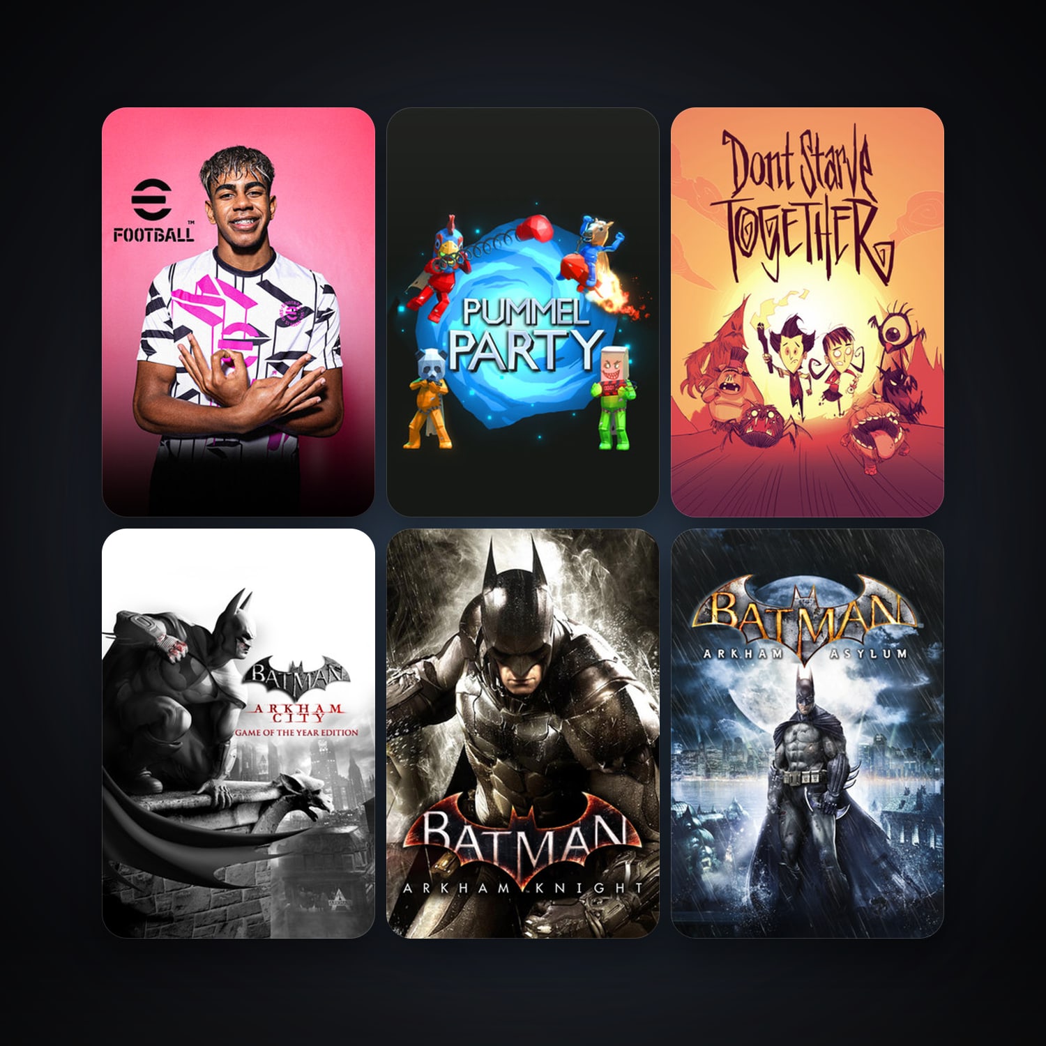 Batman: Arkham Asylum Game of the Year Edition + Risen, 20 games, clean — HabibiAccounts