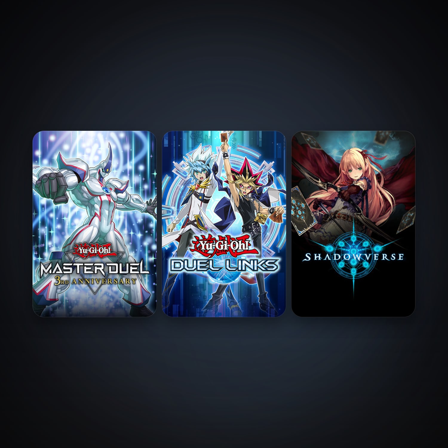Shadowverse + Yu-Gi-Oh! Duel Links, 5 games, clean — HabibiAccounts