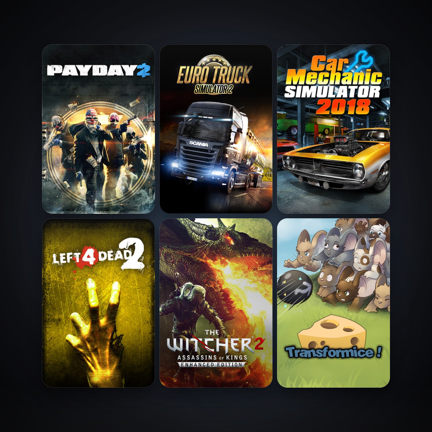 Left 4 Dead 2 + Free CS2 (No Prime), 10 games, clean — HabibiAccounts