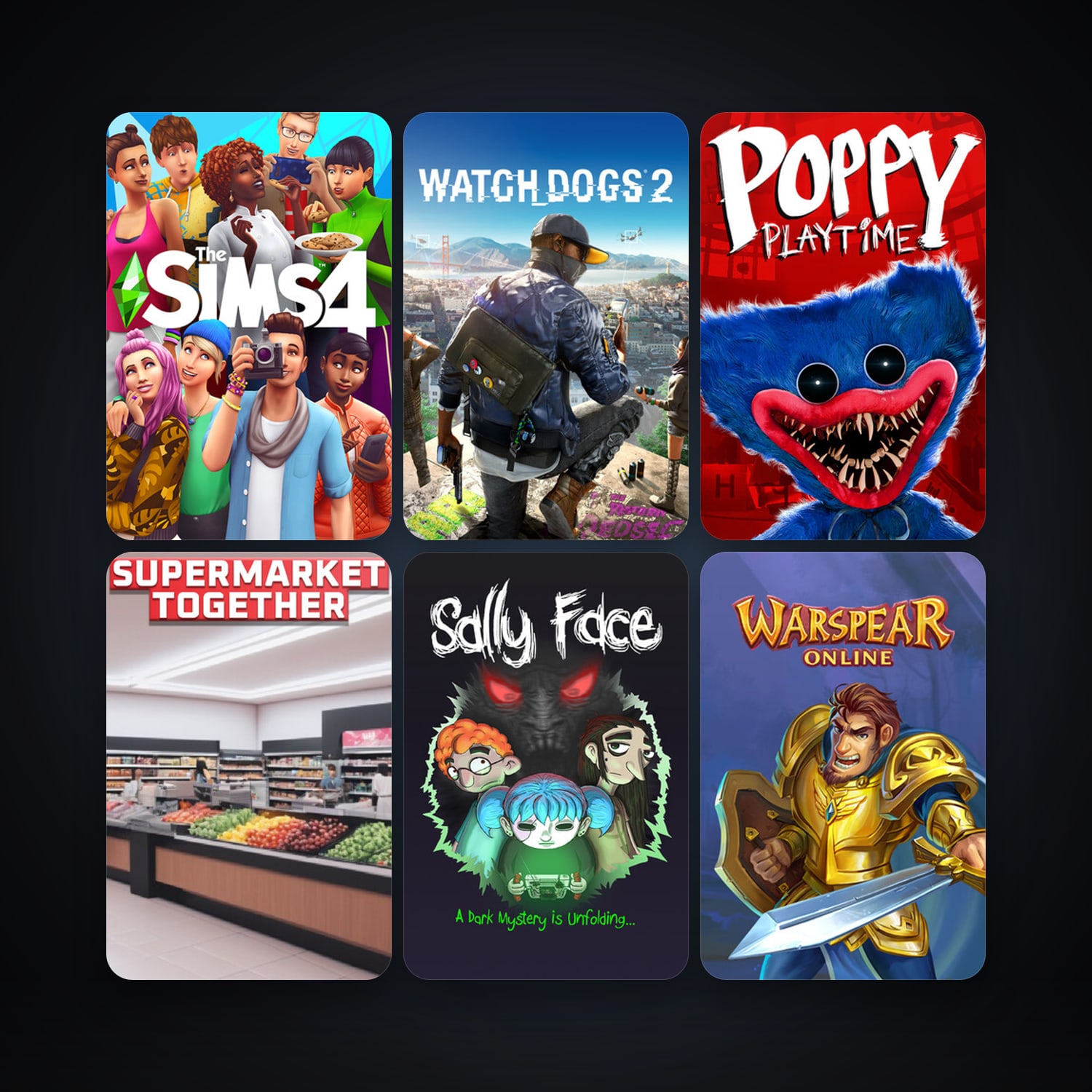 Warspear Online + Watch_Dogs 2, 15 games, clean — HabibiAccounts