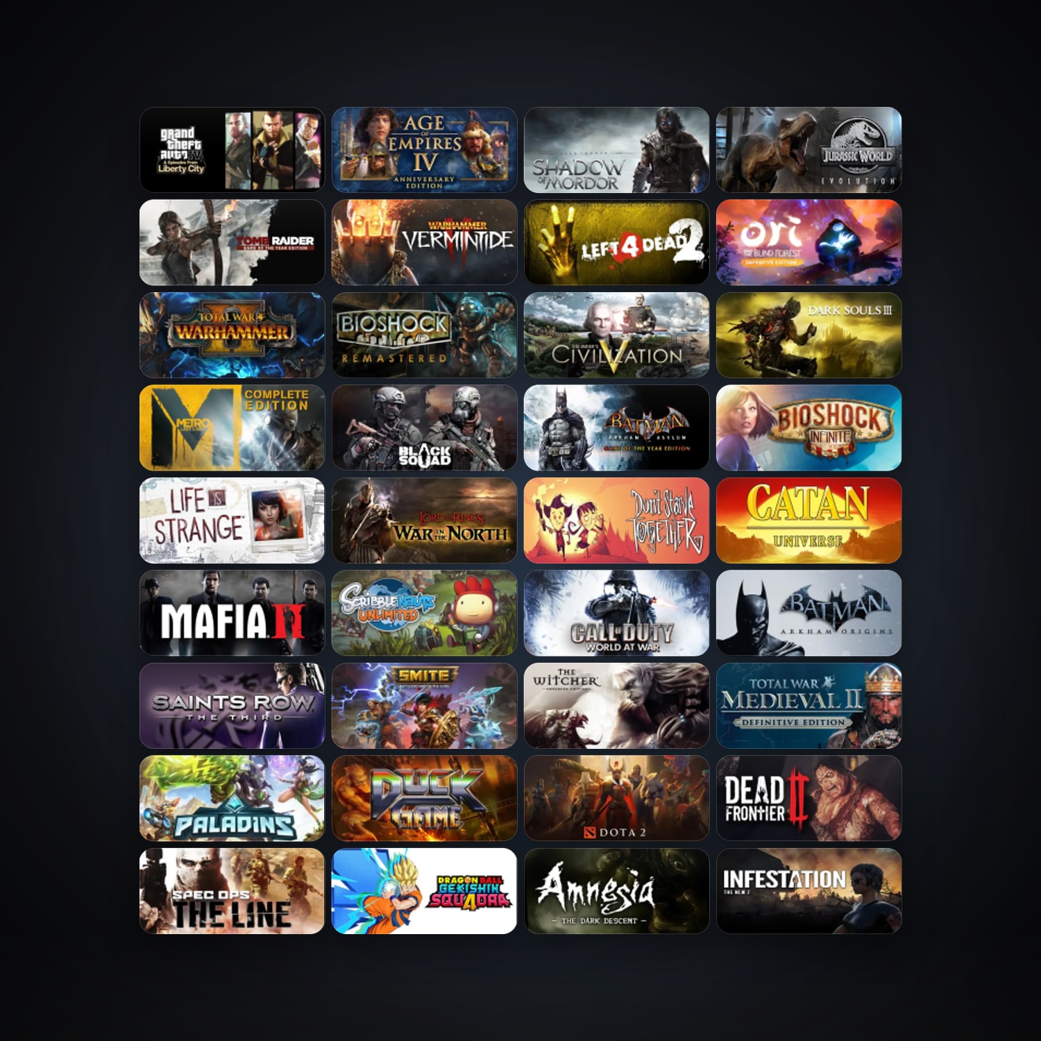 Steam 216 games, Steam 11, clean — HabibiAccounts