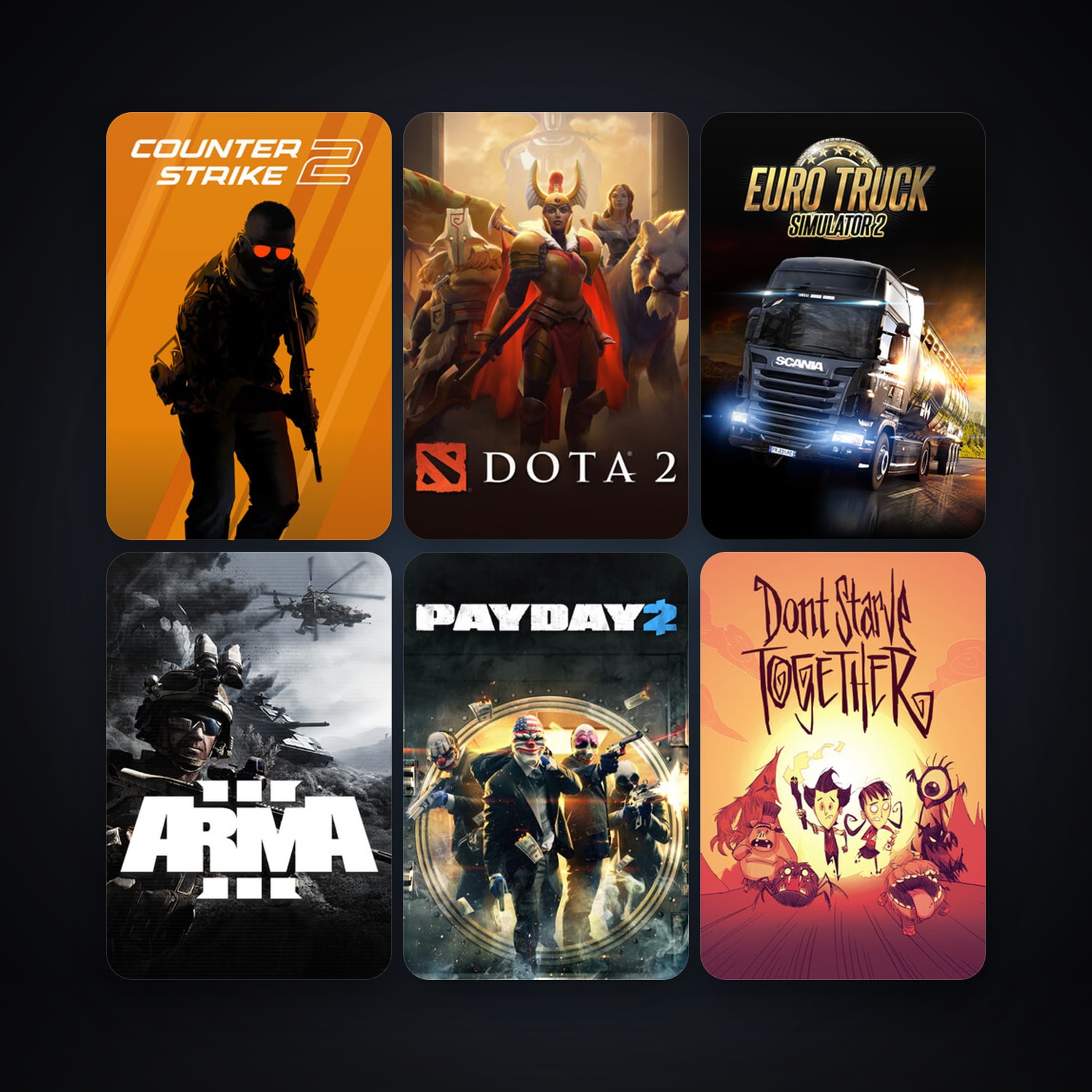 Dota 2 + CS2 Prime, 14 games, Steam 13, clean — HabibiAccounts