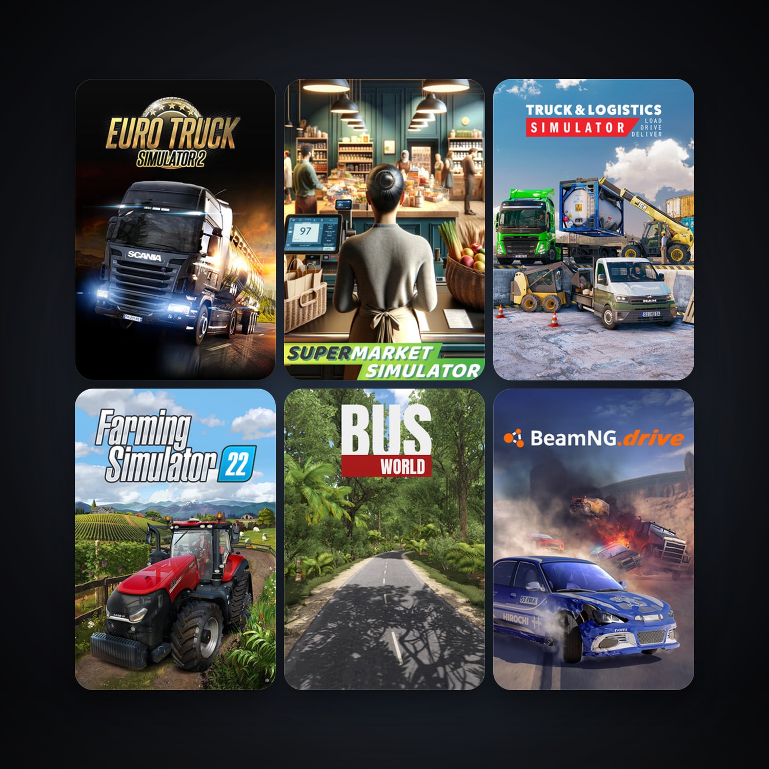 PAYDAY 2 + Euro Truck Simulator 2, 20 games, clean — HabibiAccounts