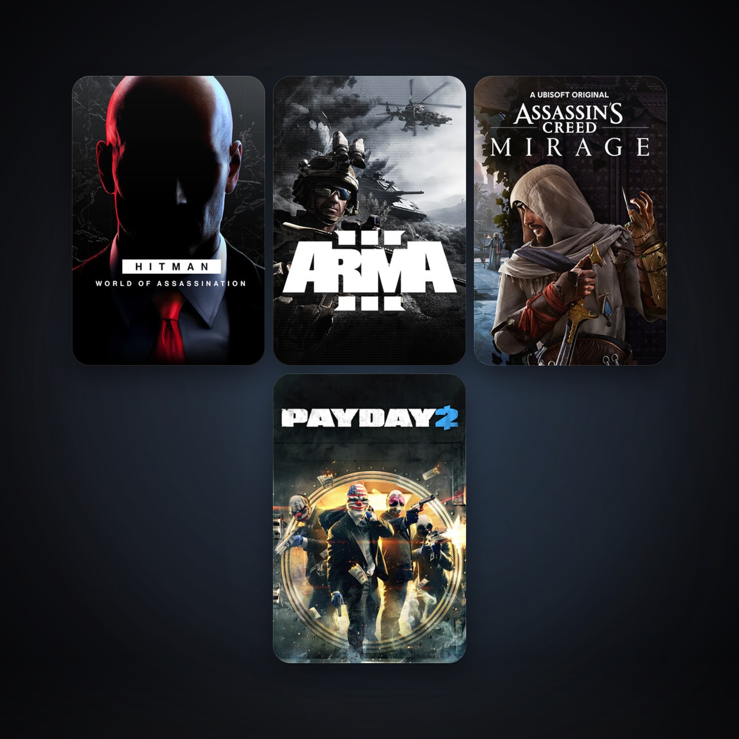 Free CS2 (No Prime) + Arma 3, 9 games, Steam 10, clean — HabibiAccounts