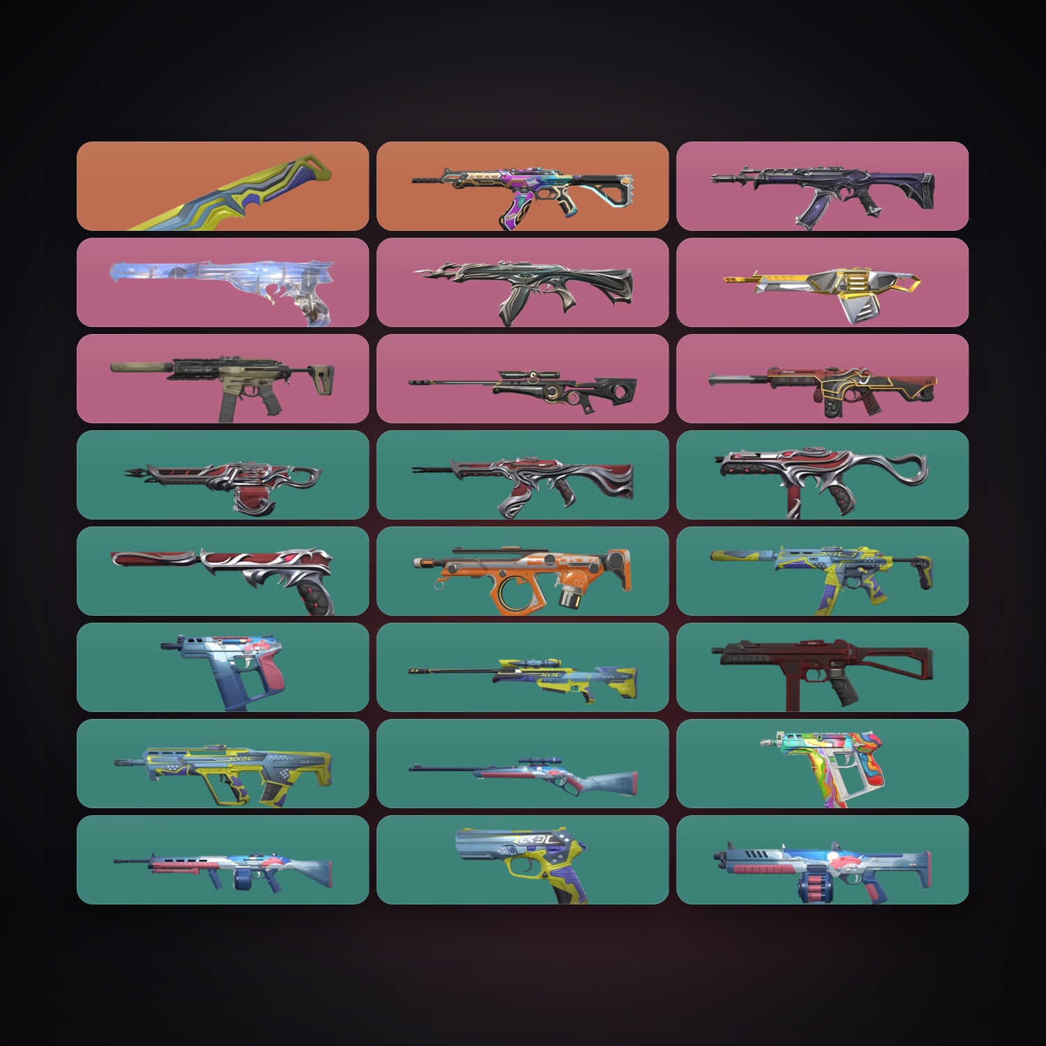 AP Silver 3 locker — 1 knives, 24 skins, lvl 98 — HabibiAccounts