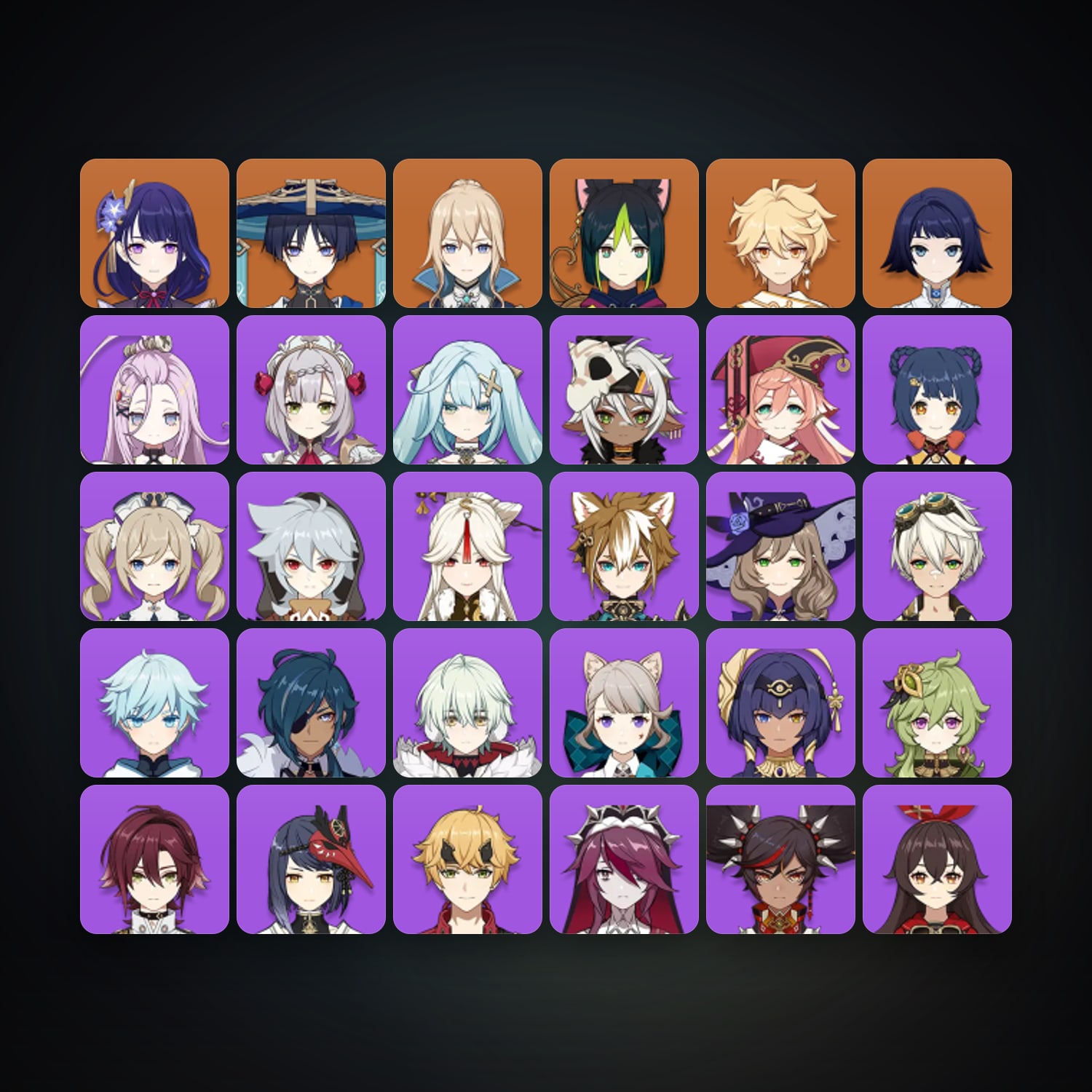 Genshin Impact | AR 49 | 31 Chars | 4× 5★ — Genshin / miHoYo Account — HabibiAccounts