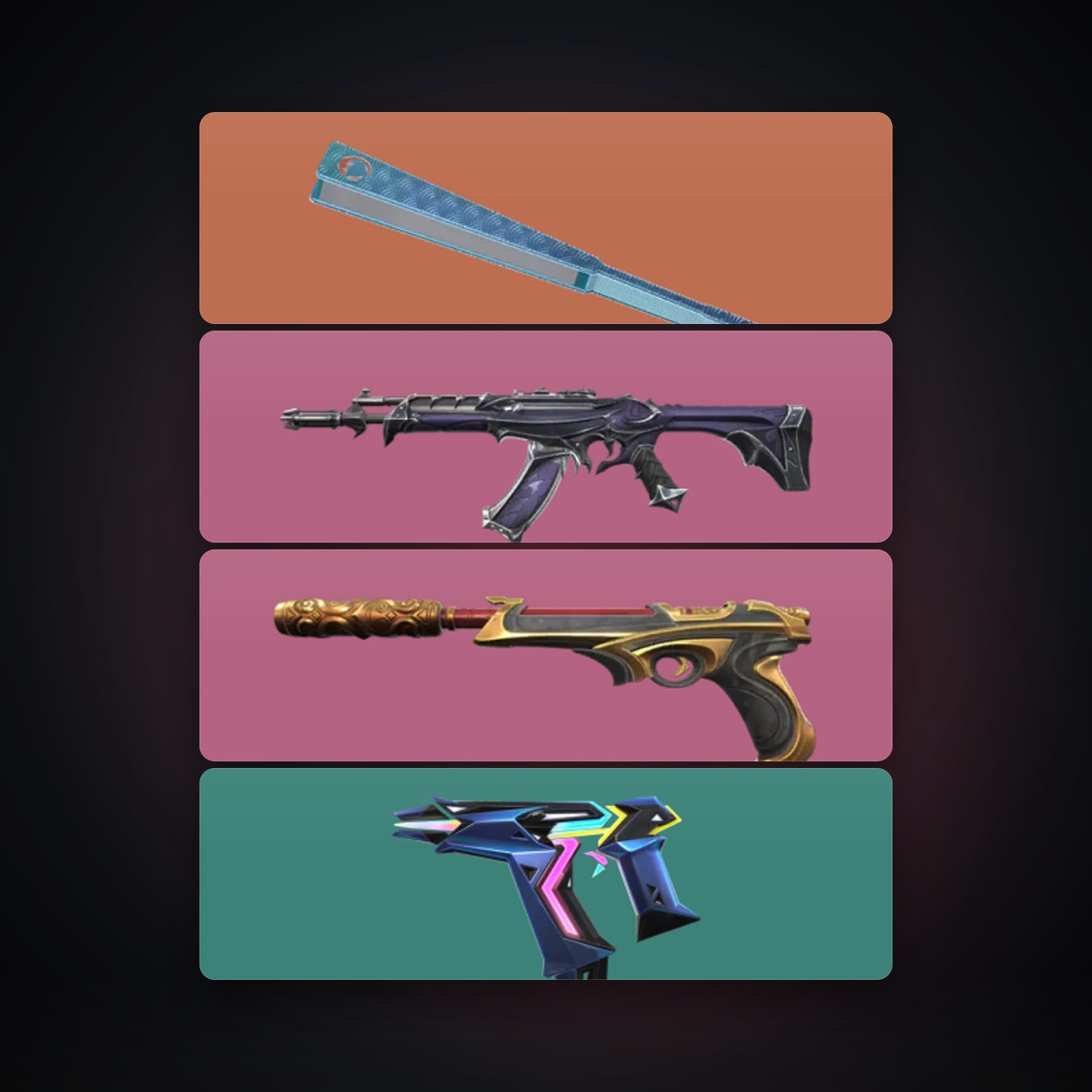EU Ascendant 1 locker — 1 knives, 4 skins, lvl 44 — HabibiAccounts