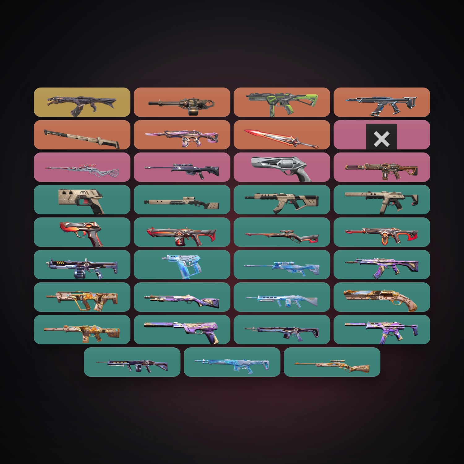 AP Bronze 2 locker — 2 knives, 36 skins, lvl 89 — HabibiAccounts