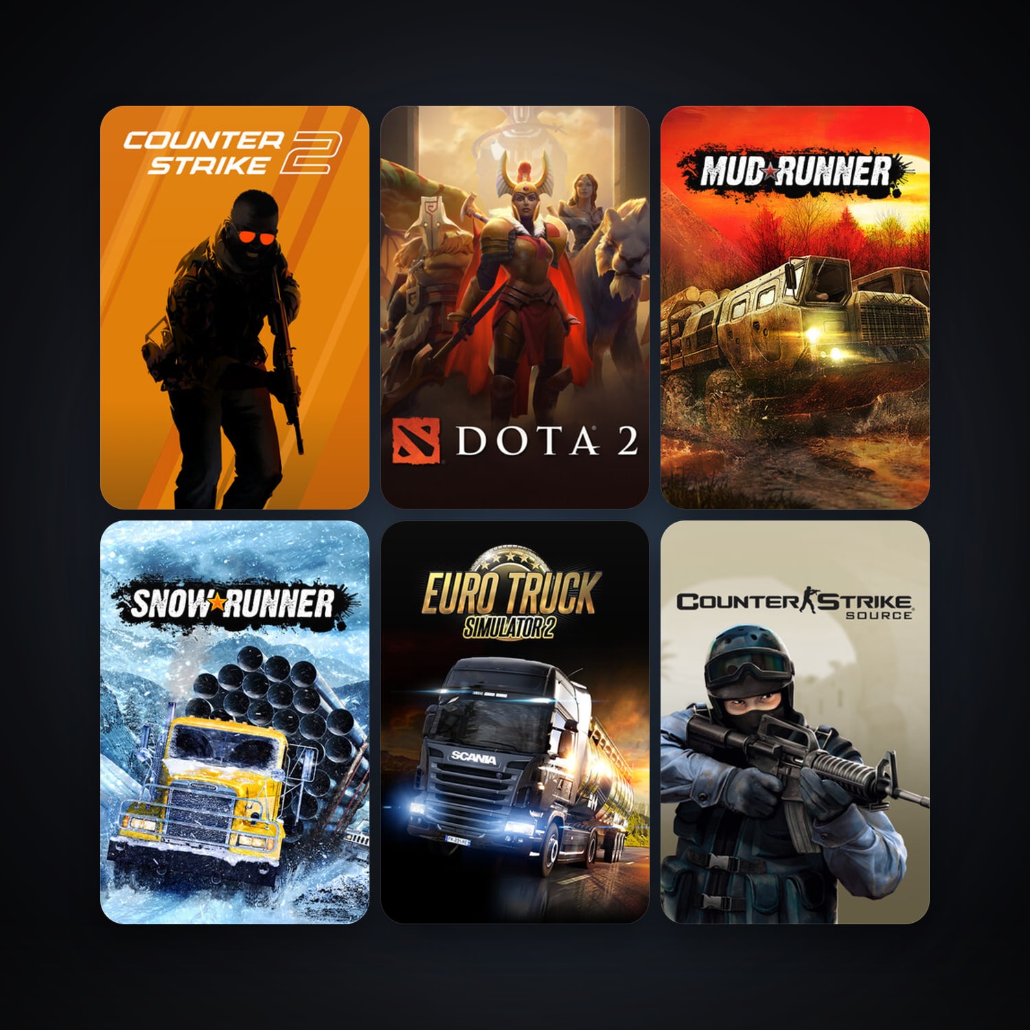 Counter-Strike: Source + CS2 Prime, 26 games, Steam 14, clean — HabibiAccounts
