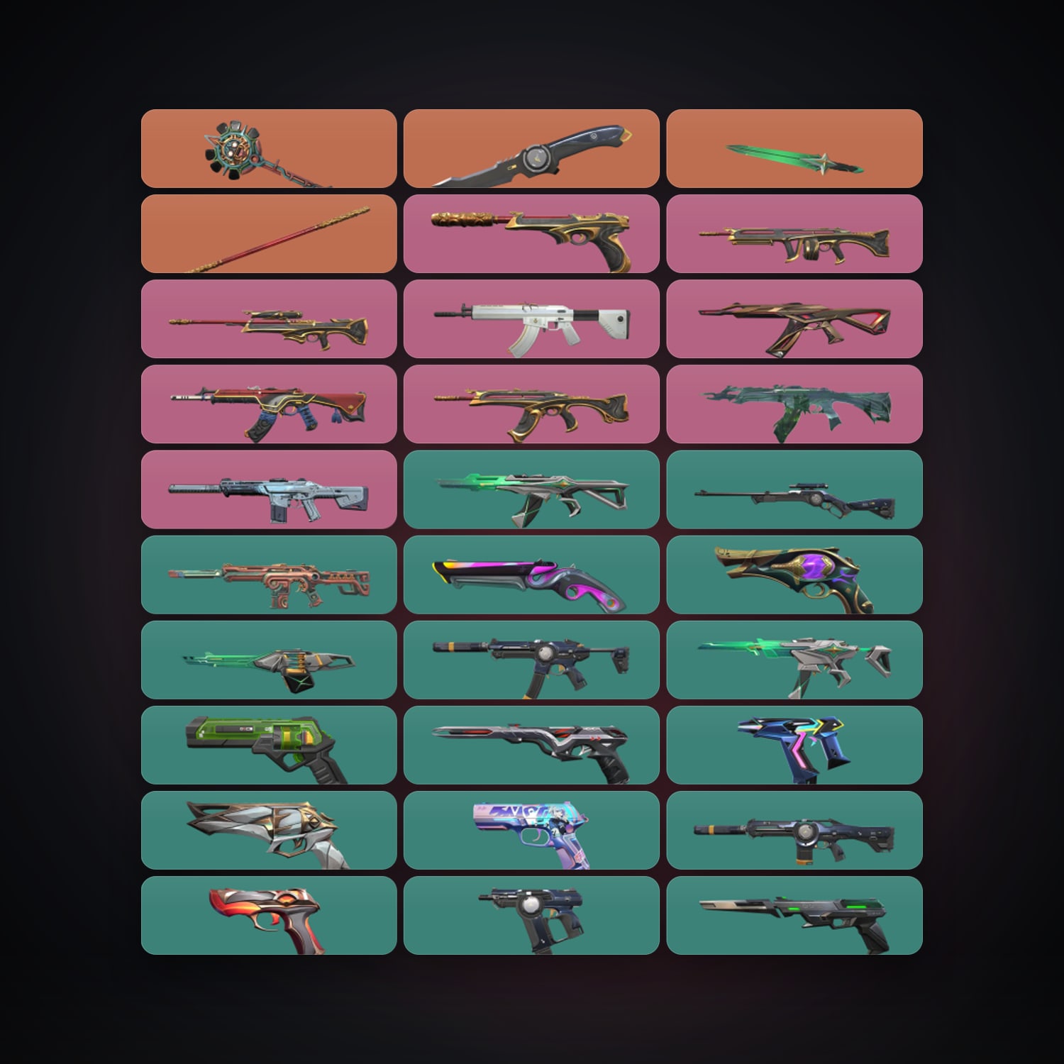EU Plat 3 locker — 4 knives, 78 skins, lvl 688 · 261178355 — HabibiAccounts
