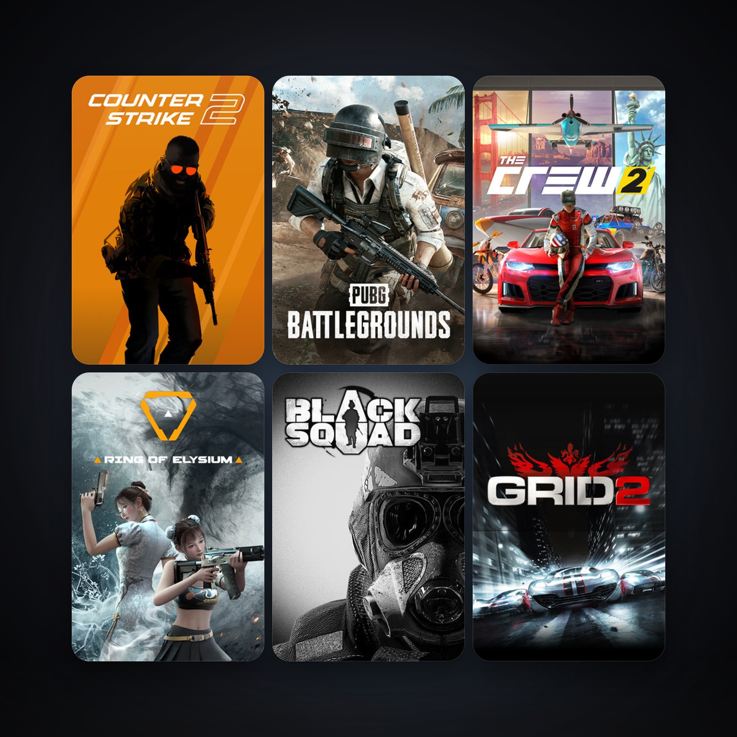 CS2 Prime + GRID 2, 17 games, Steam 12, clean — HabibiAccounts