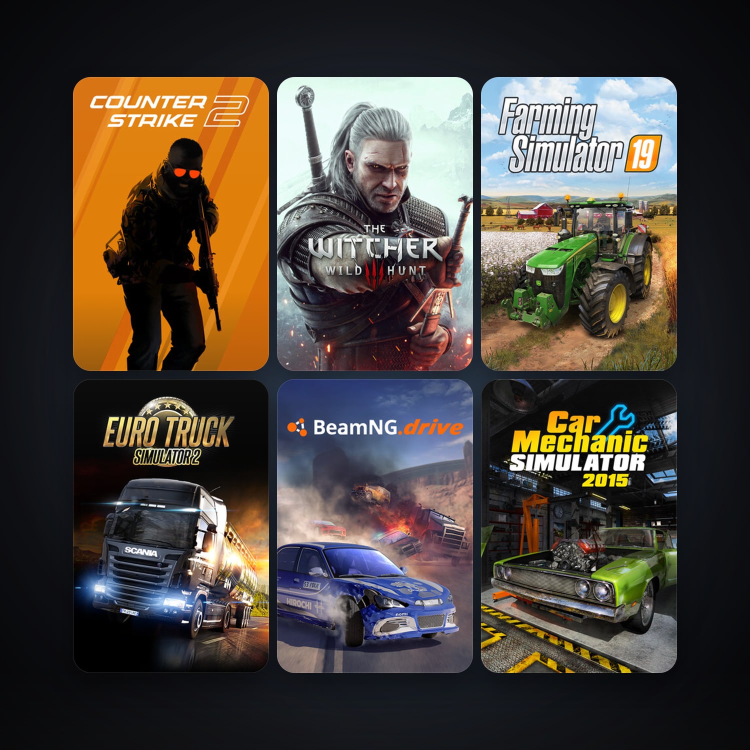 CS2 Prime + The Witcher 2: Assassins of Kings Enhanced Edition, 21 games, Steam 18, clean — HabibiAccounts