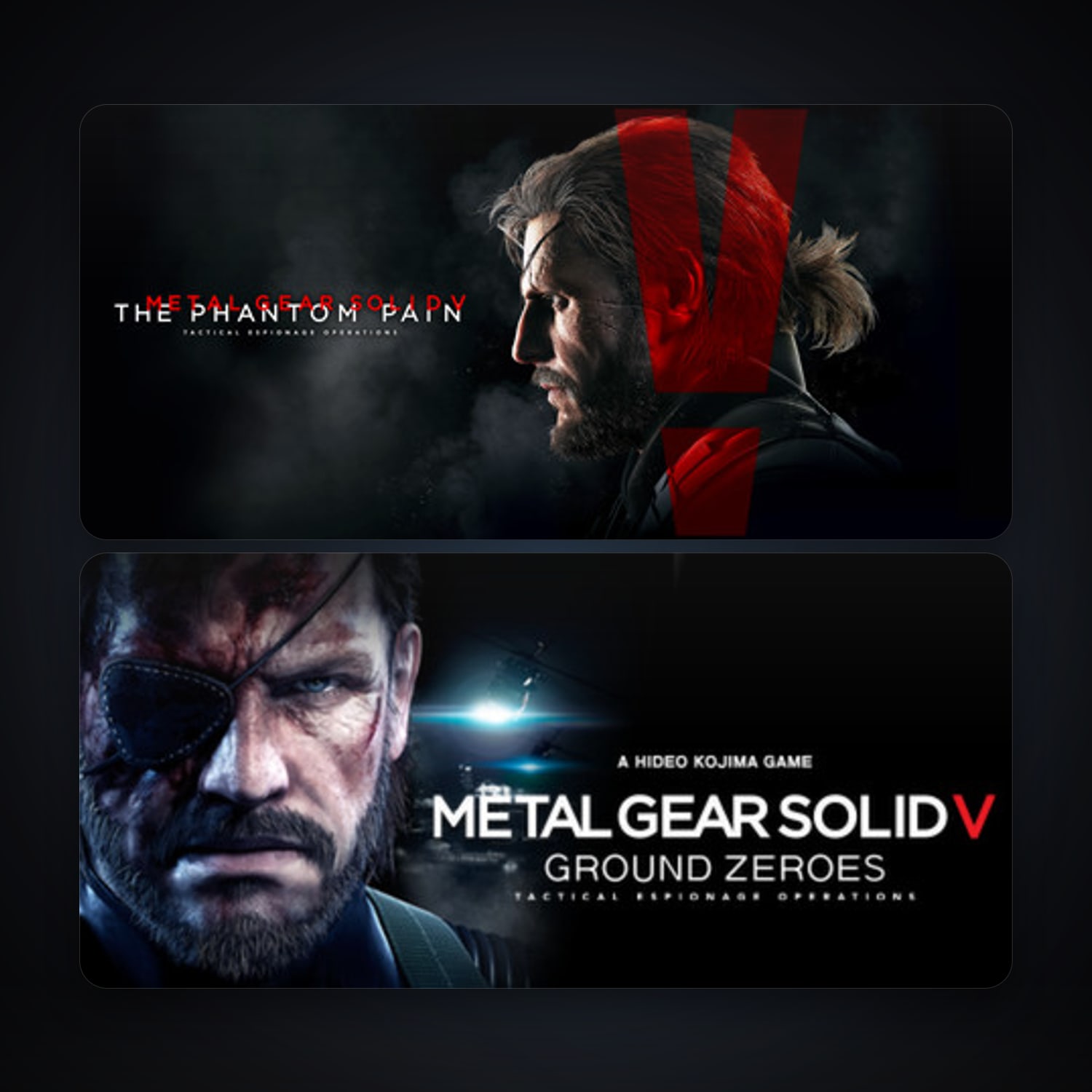 METAL GEAR SOLID V: THE PHANTOM PAIN + METAL GEAR SOLID V: GROUND ZEROES, 2 games, clean — HabibiAccounts