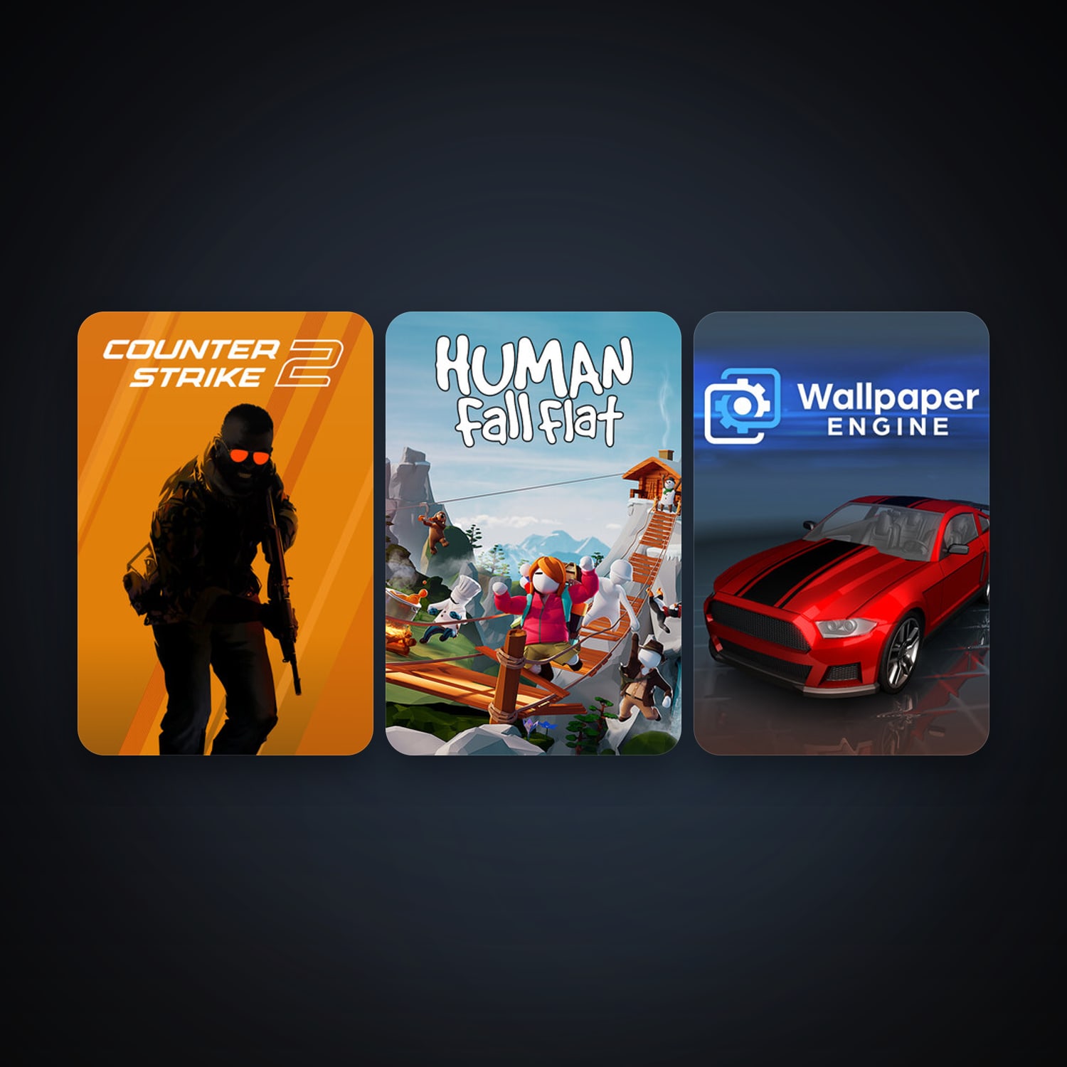 CS2 Prime + Wallpaper Engine, 7 games, clean — HabibiAccounts