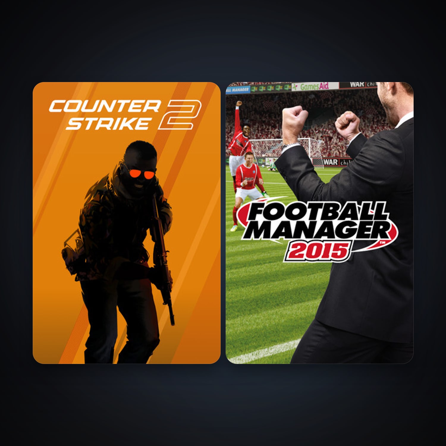 CS2 Prime + Football Manager 2015, 3 games, clean — HabibiAccounts